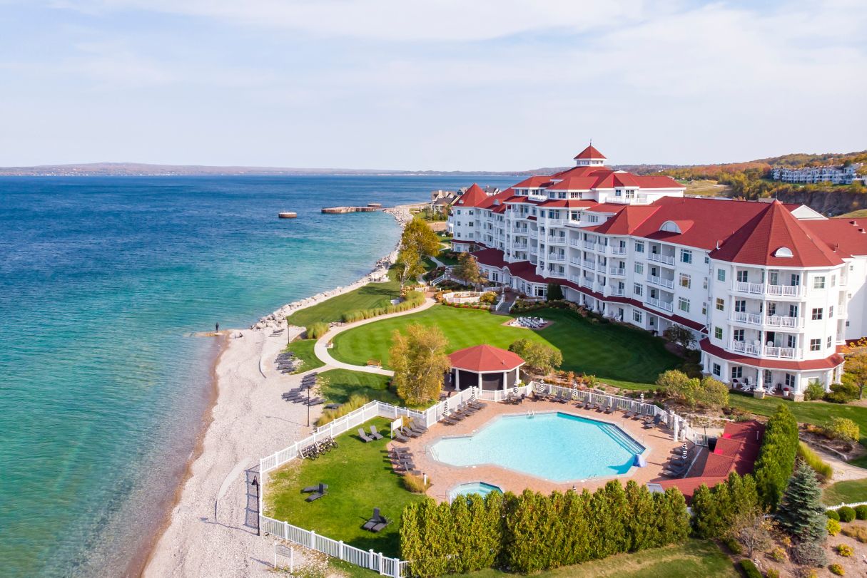 Aerial view of Inn at Bay Harbor