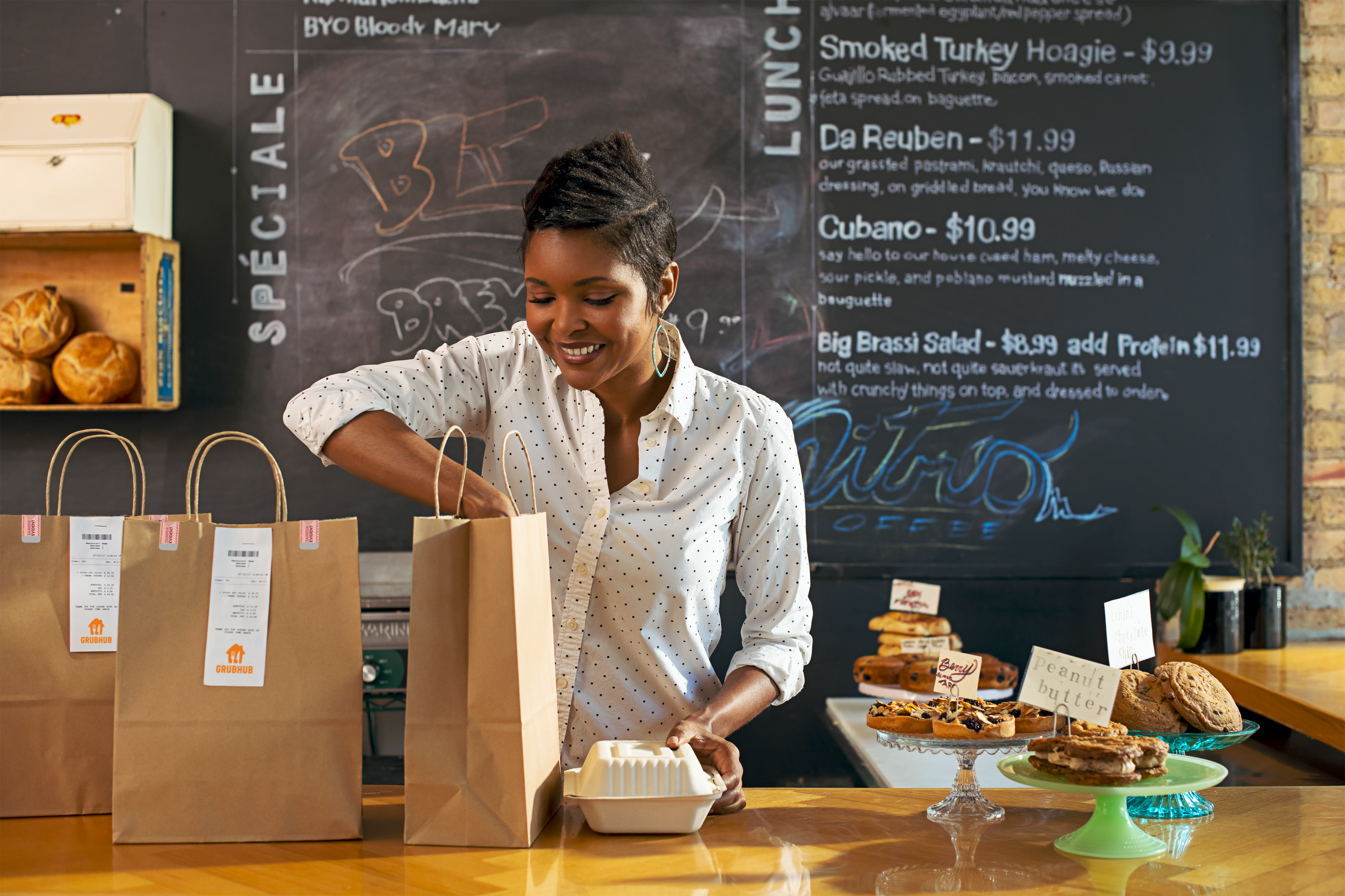 Grubhub bagging Grubhub bagging