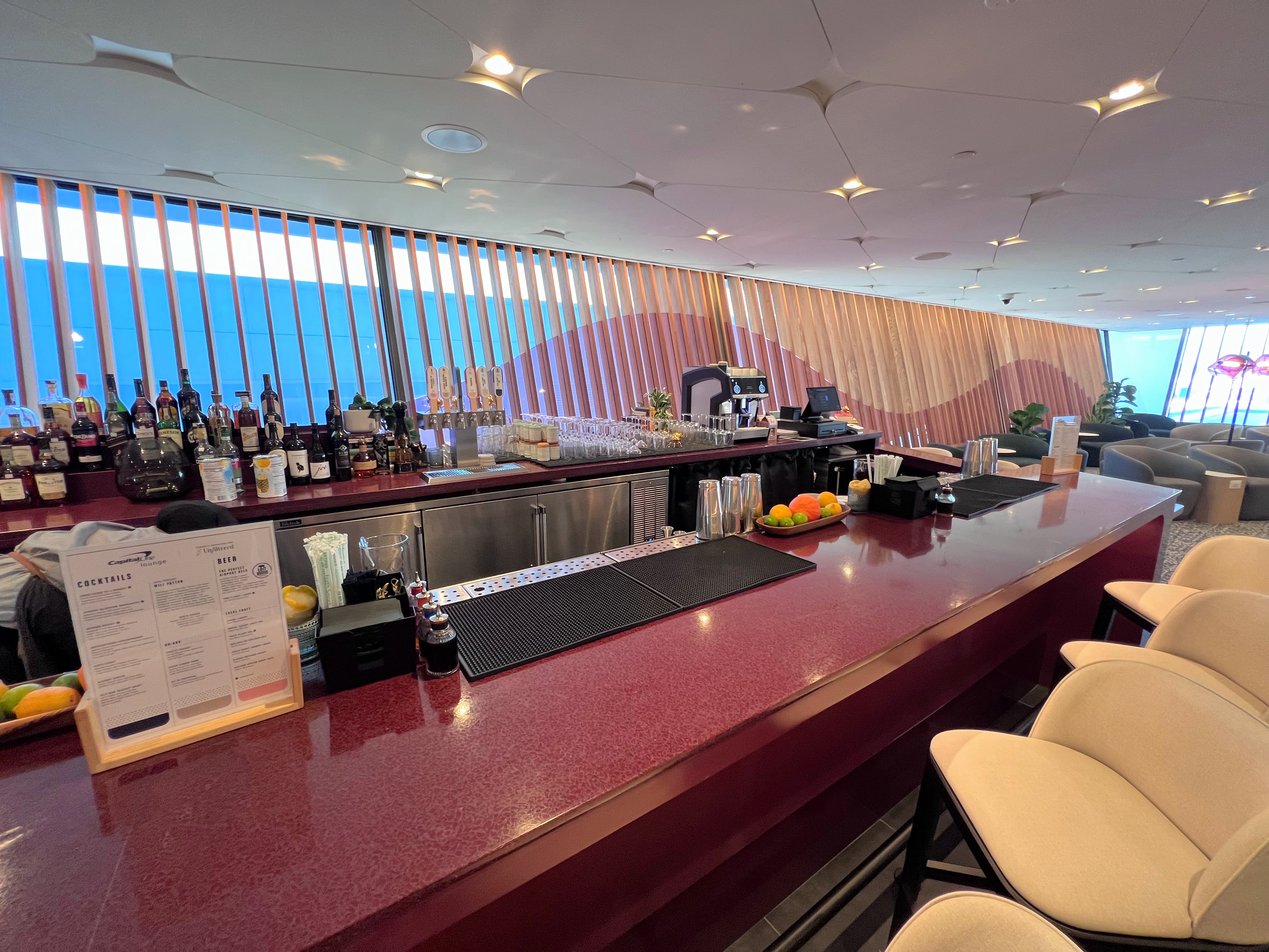Bar at Capital One Lounge IAD Dulles Bar at Capital One Lounge IAD Dulles