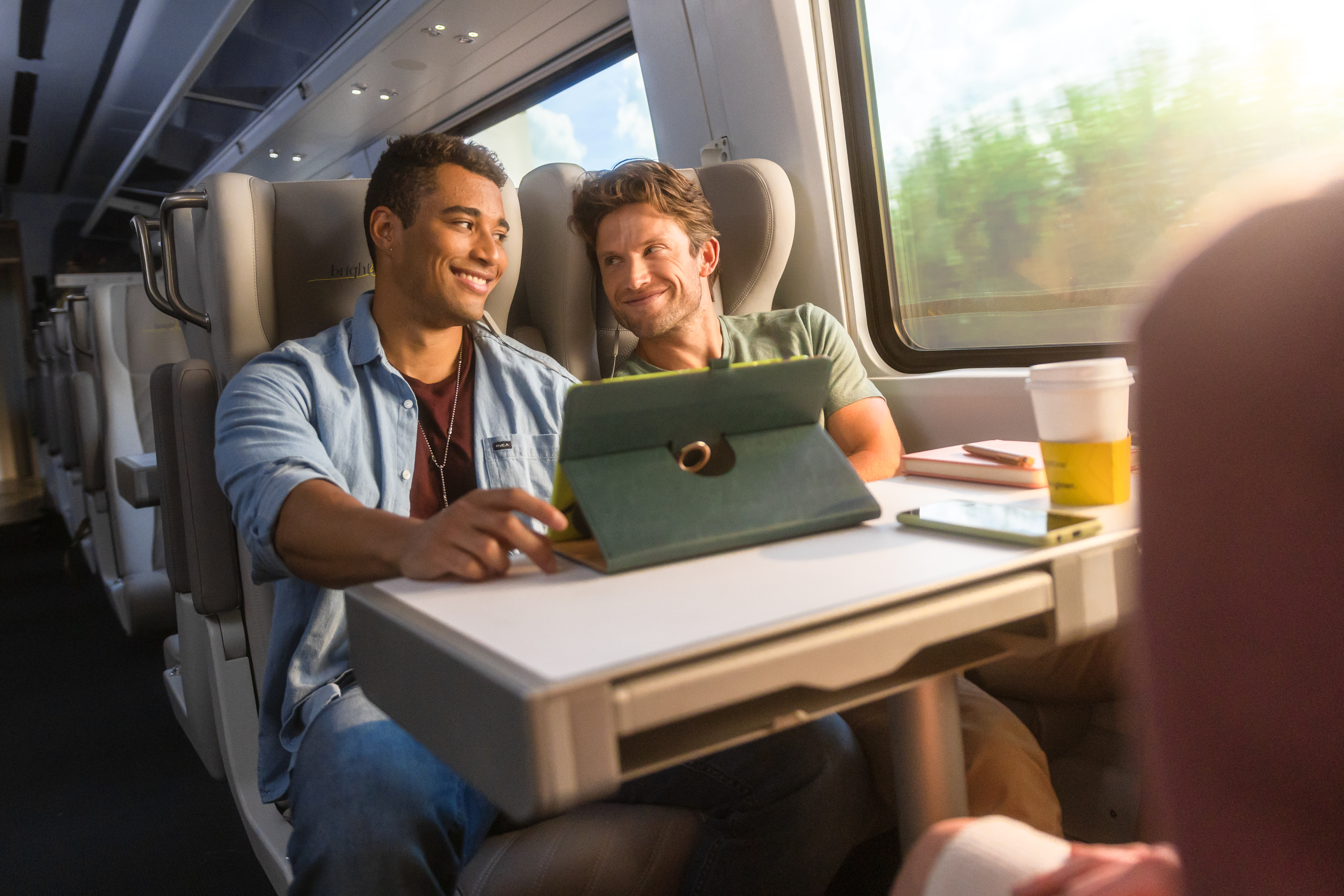 Brightline passengers