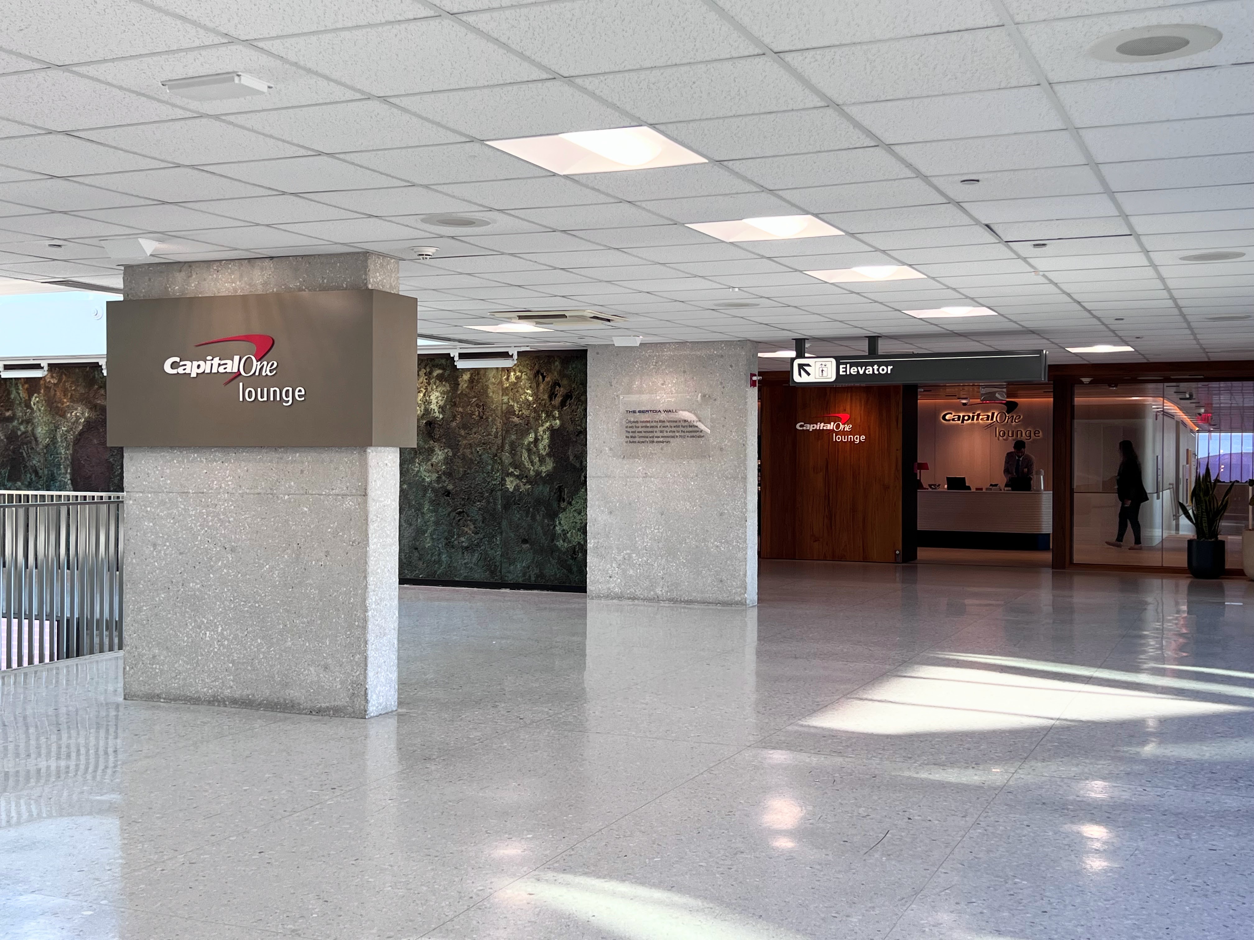 Capital One Lounge IAD front entrance