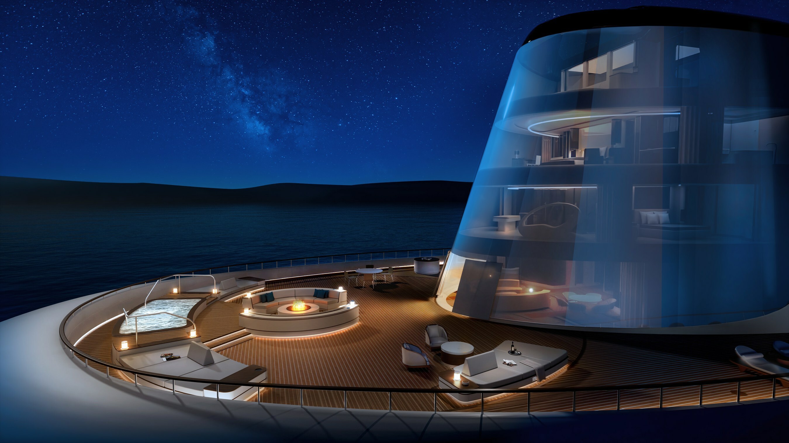 Four Seasons Yacht Funnel Suite