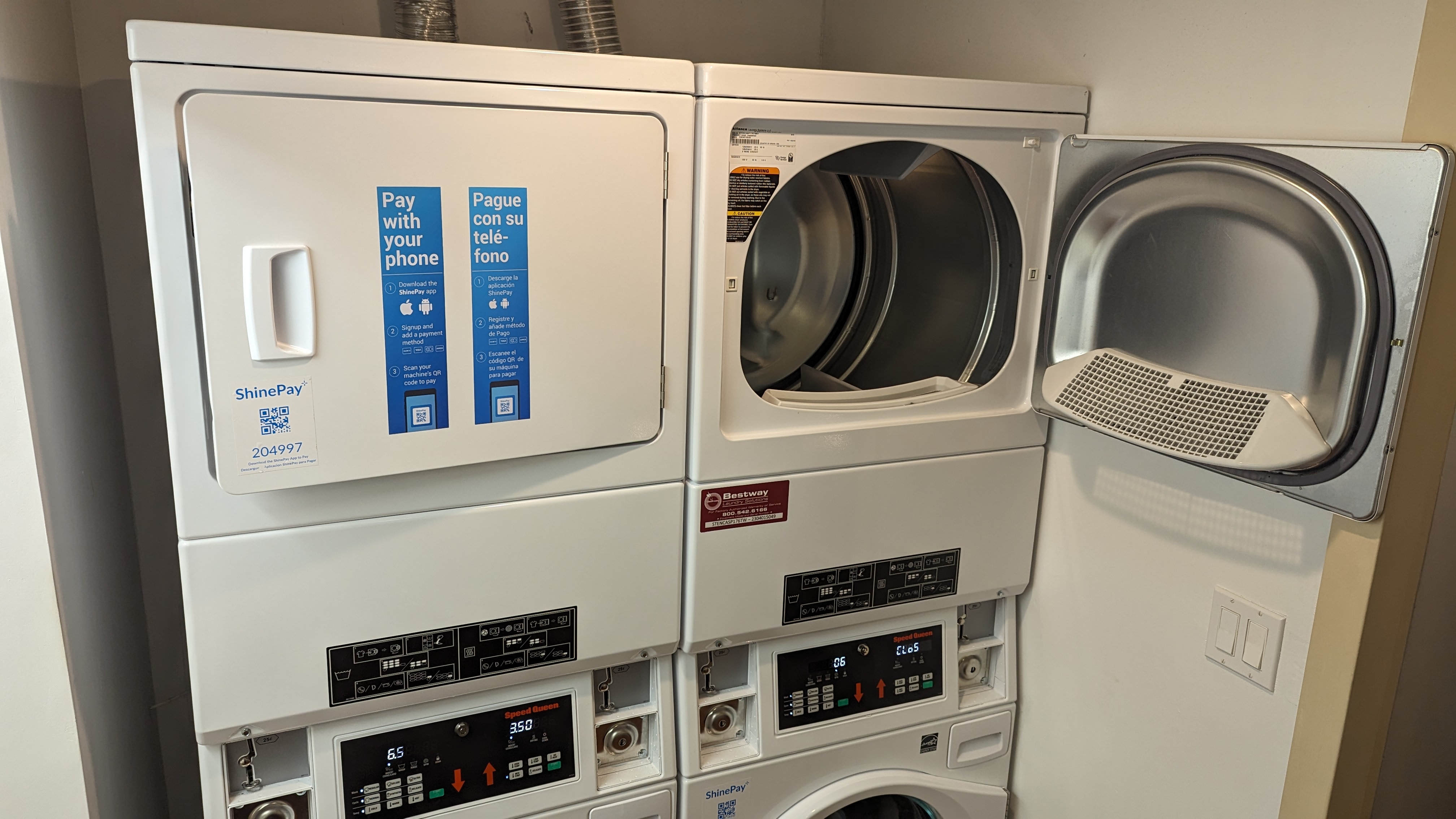 Hilton Los Angeles Universal City amenities laundry room washers and dryers Hilton Los Angeles Universal City amenities laundry room washers and dryers