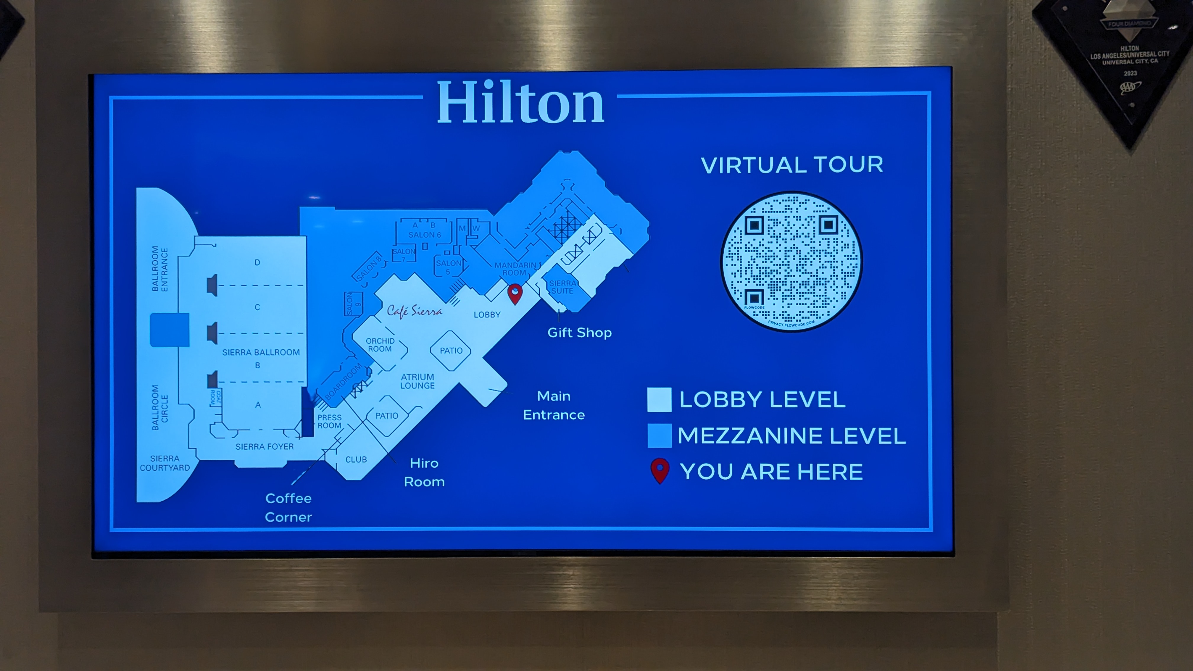 Hilton Los Angeles Universal City floor map Hilton Los Angeles Universal City floor map