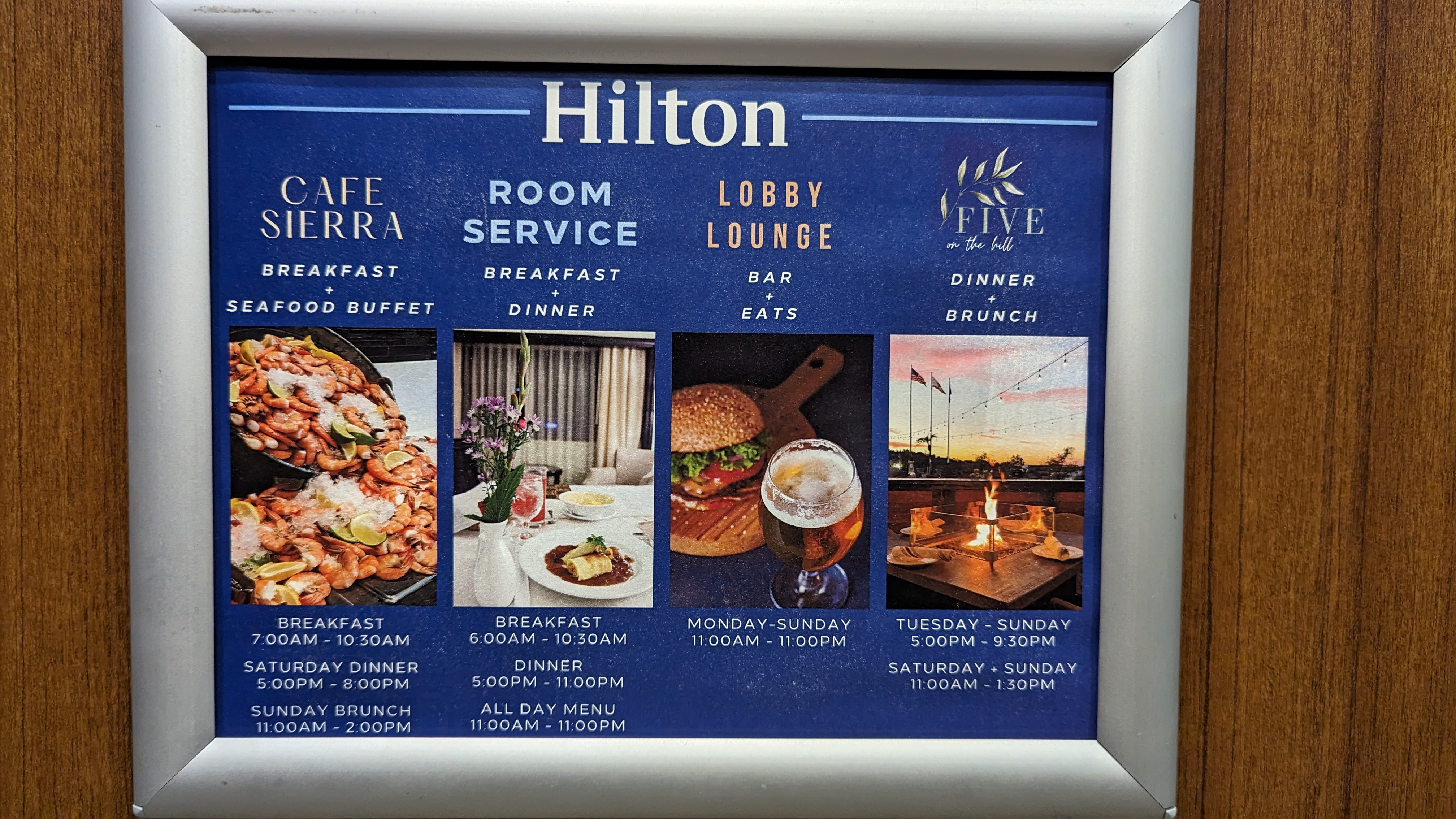 Hilton Los Angeles Universal City food and beverage dining options Hilton Los Angeles Universal City food and beverage dining options