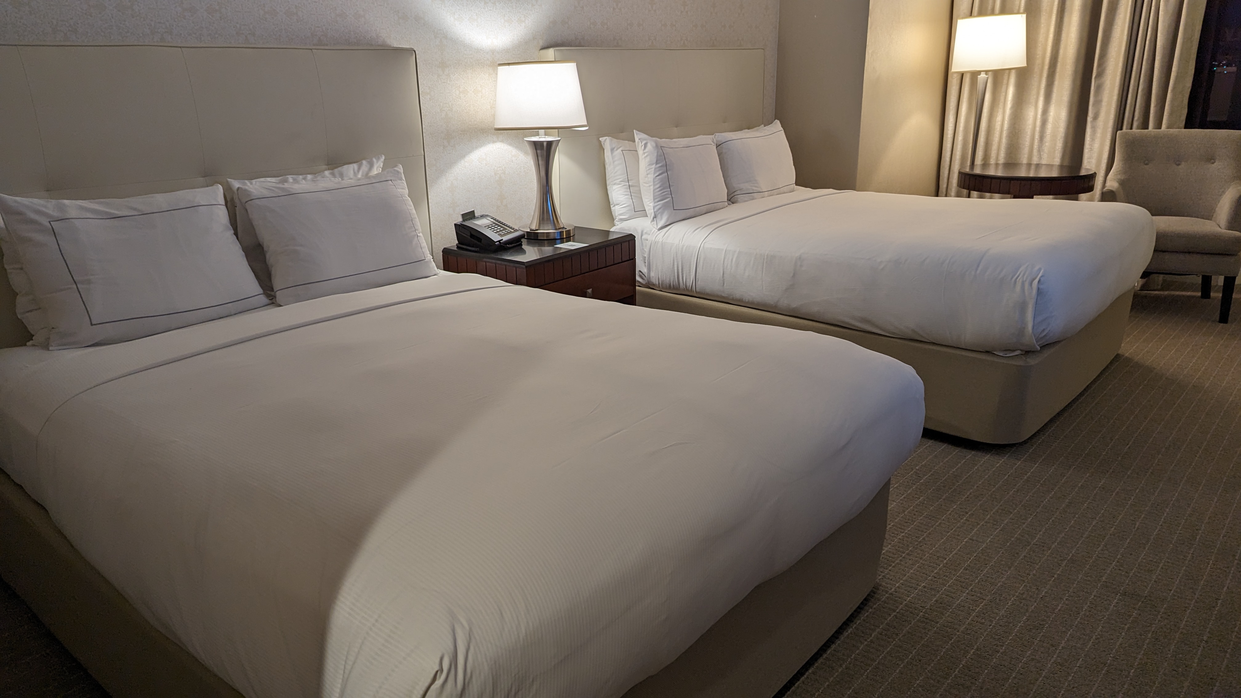 Hilton Los Angeles Universal City room 2 queen beds Hilton Los Angeles Universal City room 2 queen beds