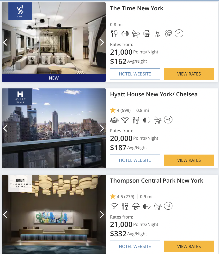 Hyatt NYC Hotel Rates Pricing