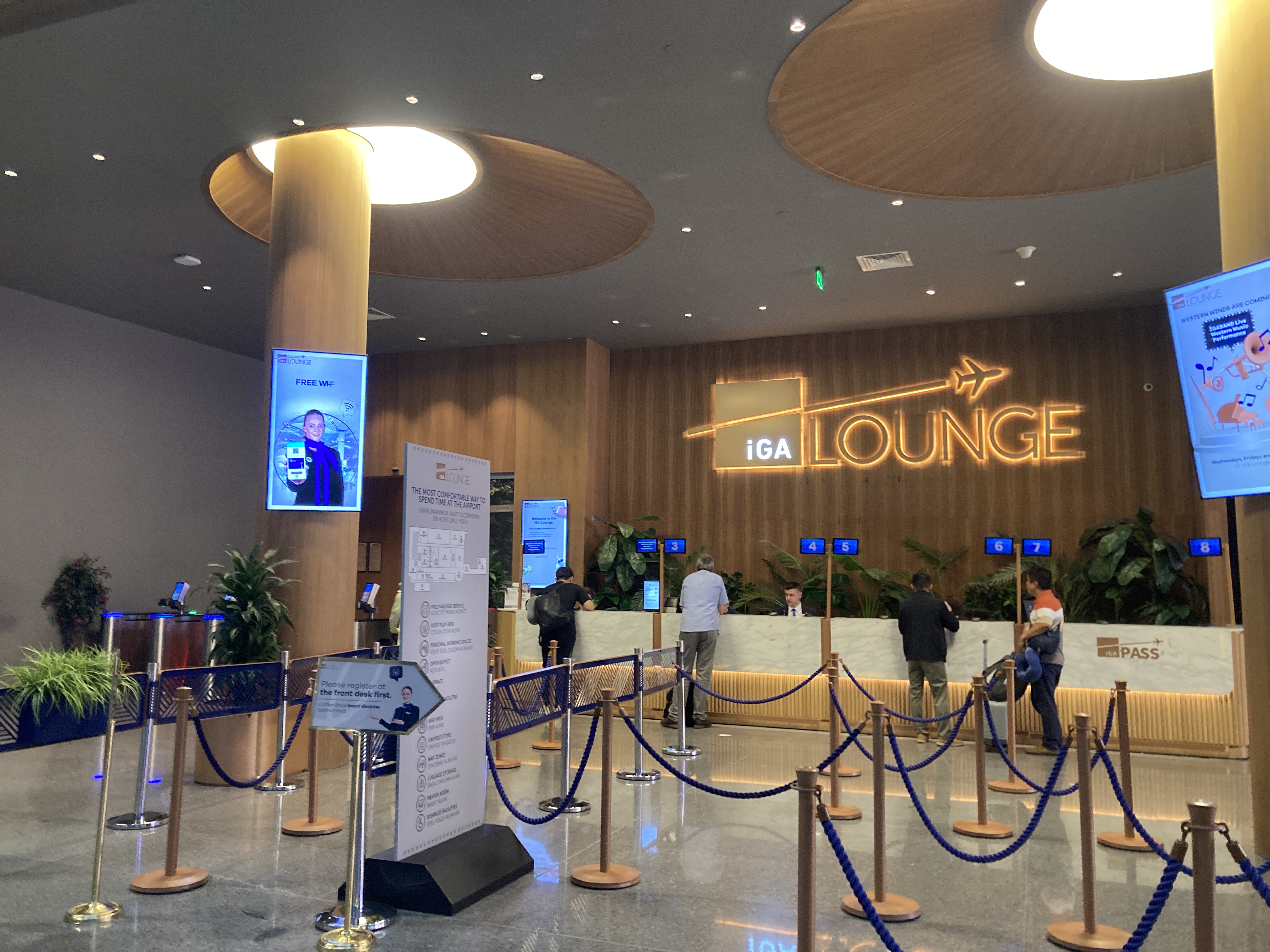 IGA Lounge IST entrance IGA Lounge IST entrance