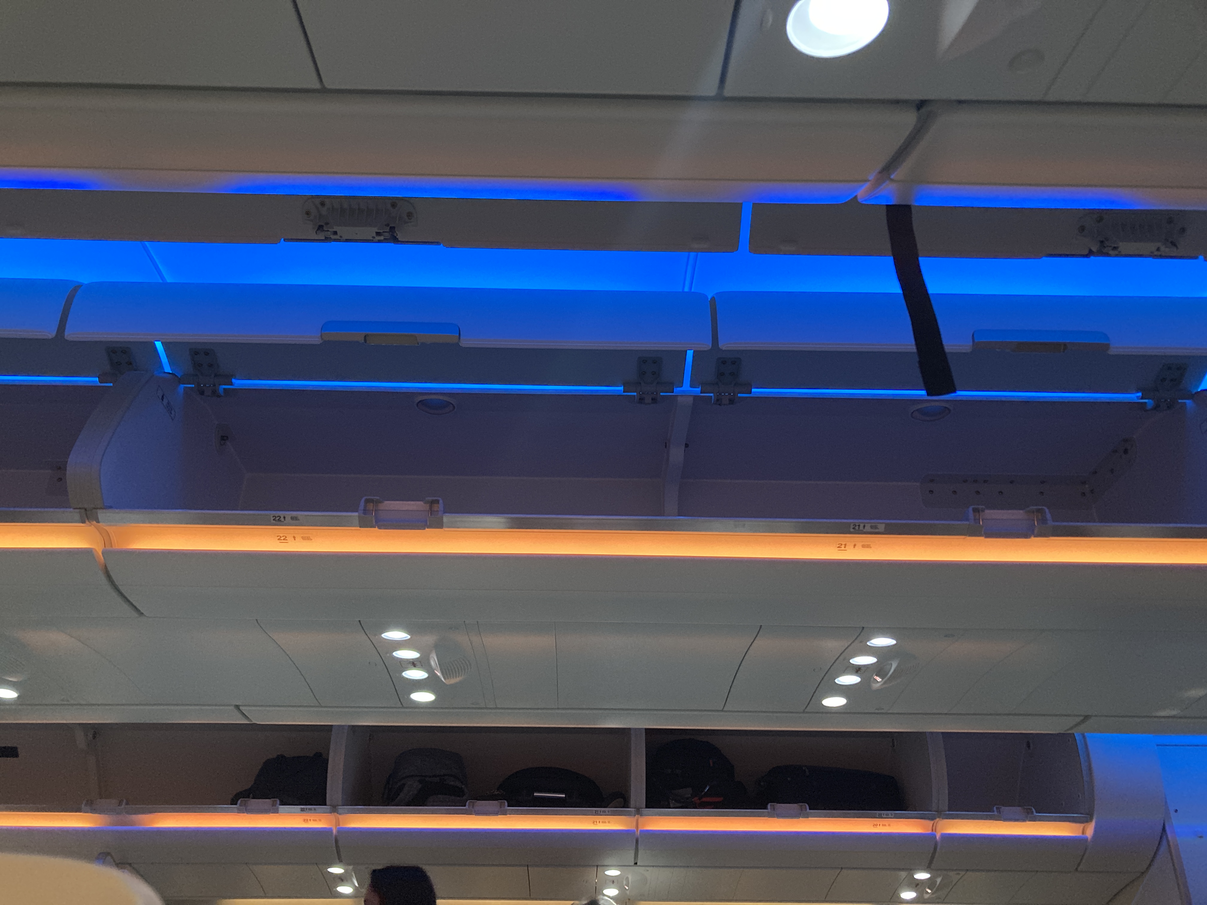 ITA premium economy overhead bins GRU FCO ITA premium economy overhead bins GRU FCO