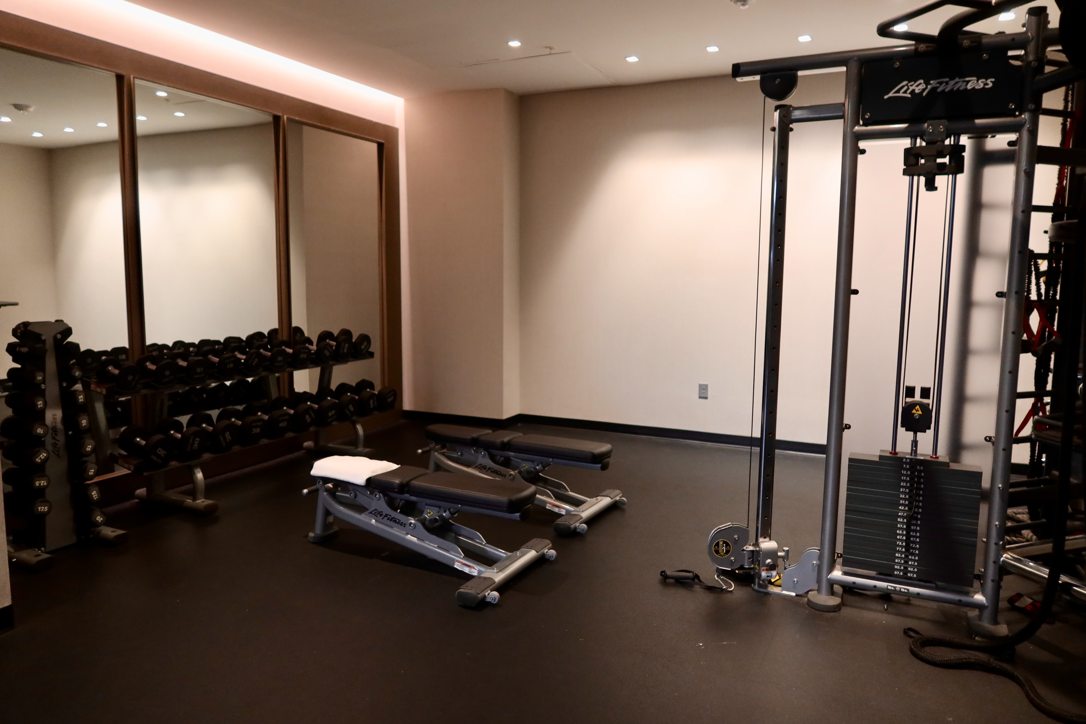 JW Marriott Charlotte Gym Strength Equipment