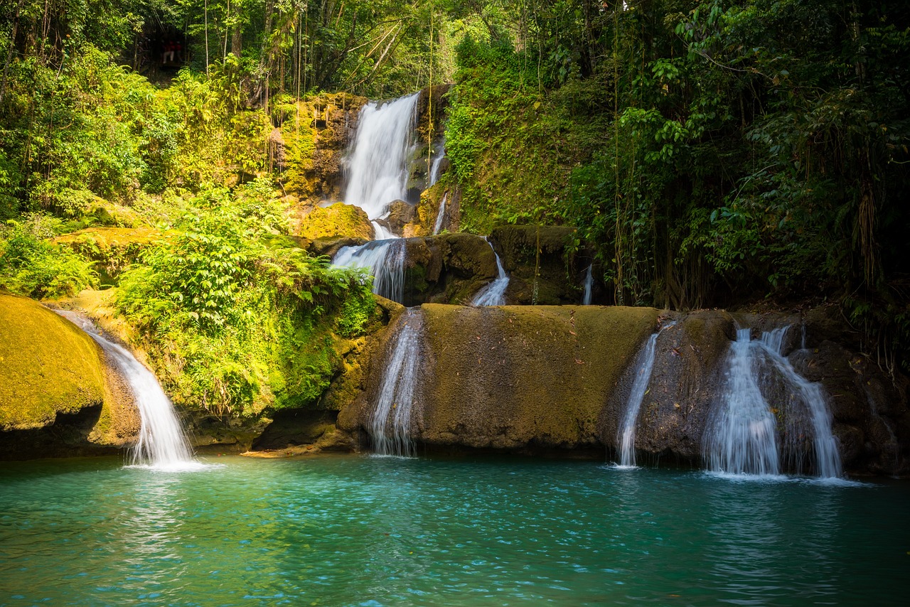Jamaica waterfall Jamaica waterfall