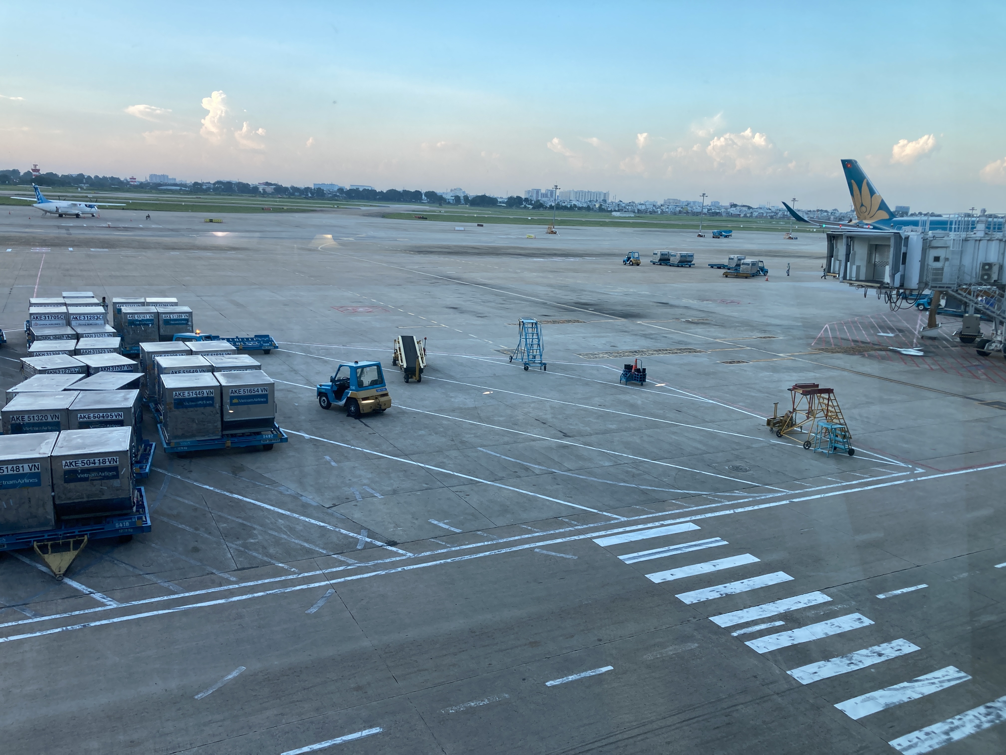 Jasmine Halal Lounge SGN tarmac views