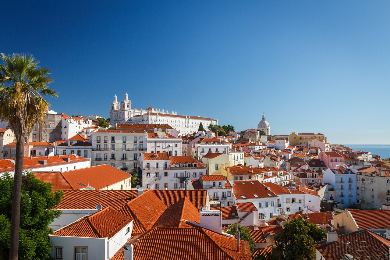 Lisbon Portugal rooftops Lisbon Portugal rooftops