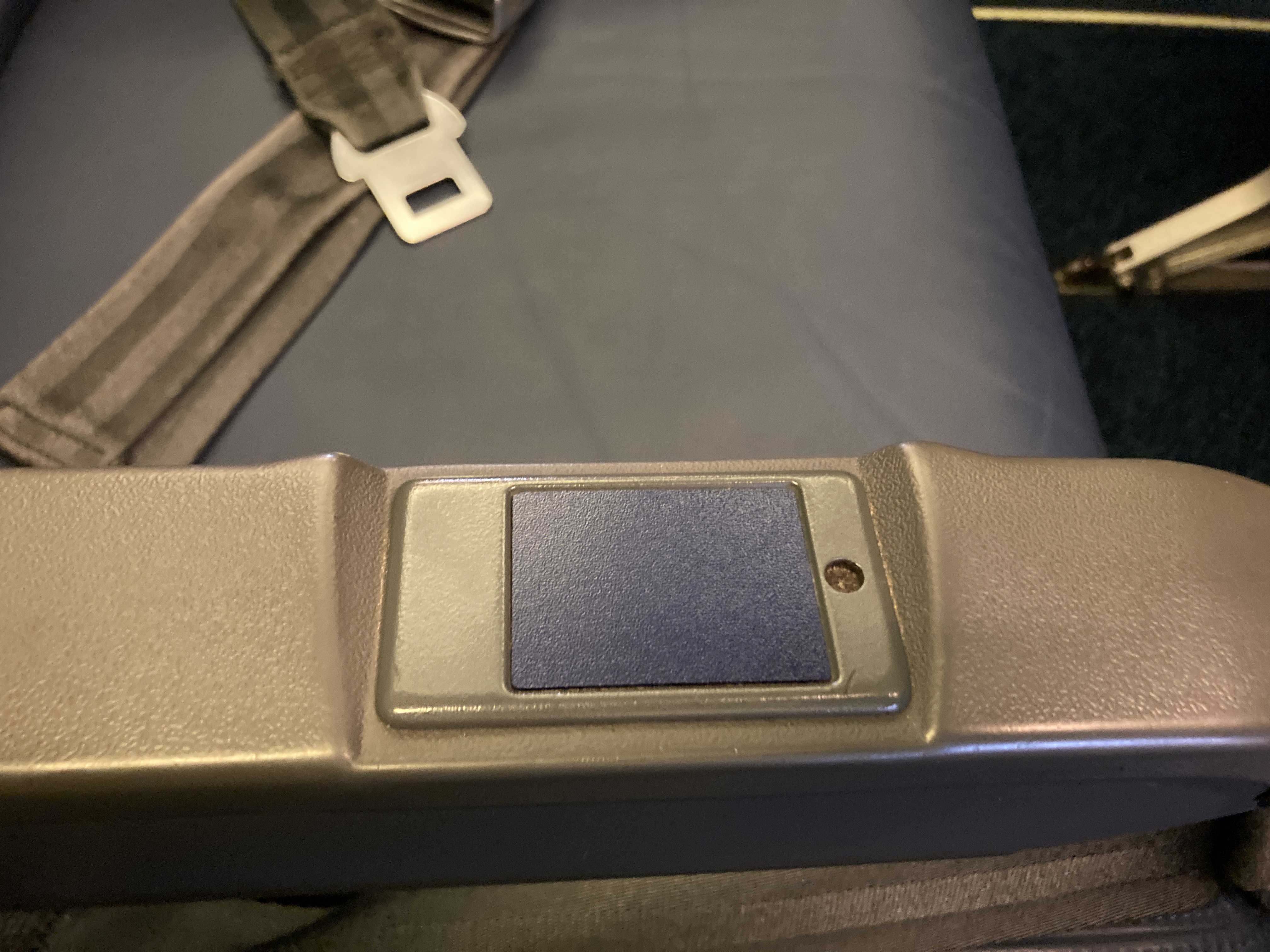 Nauru Airlines arm rest