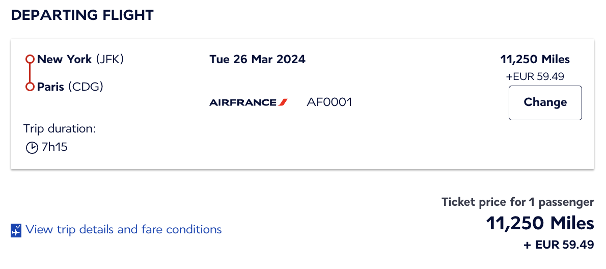 New York to Paris in March New York to Paris in March