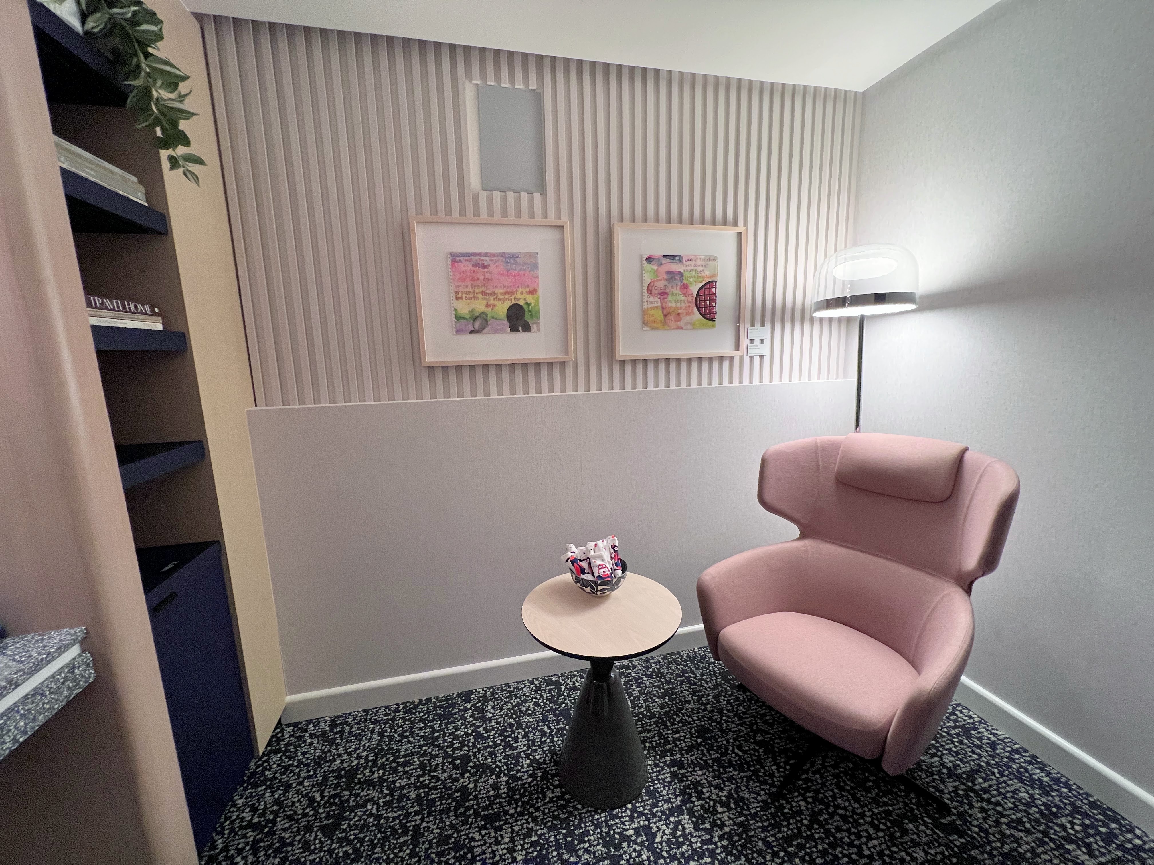 Parents Room at Capital One Lounge IAD Dulles