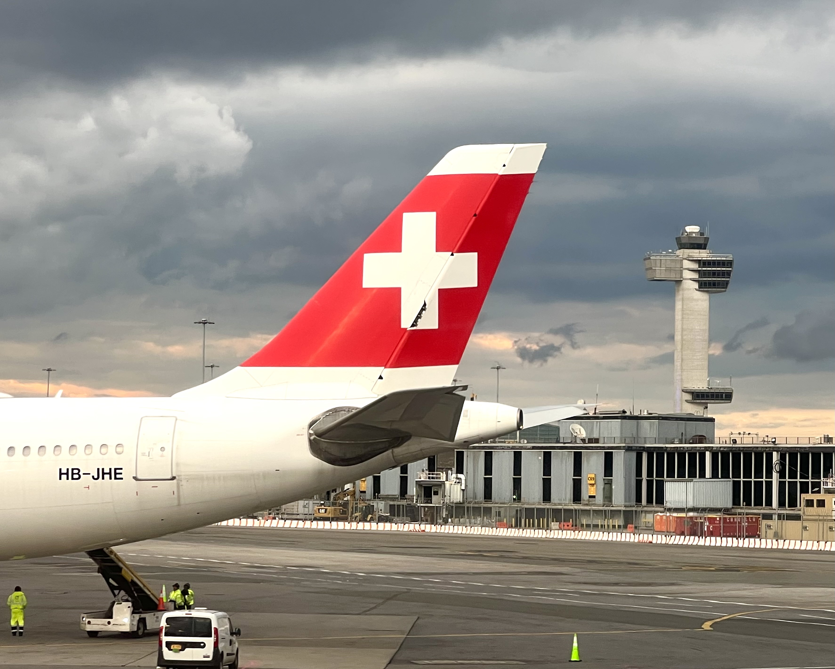 SWISS A330 at JFK