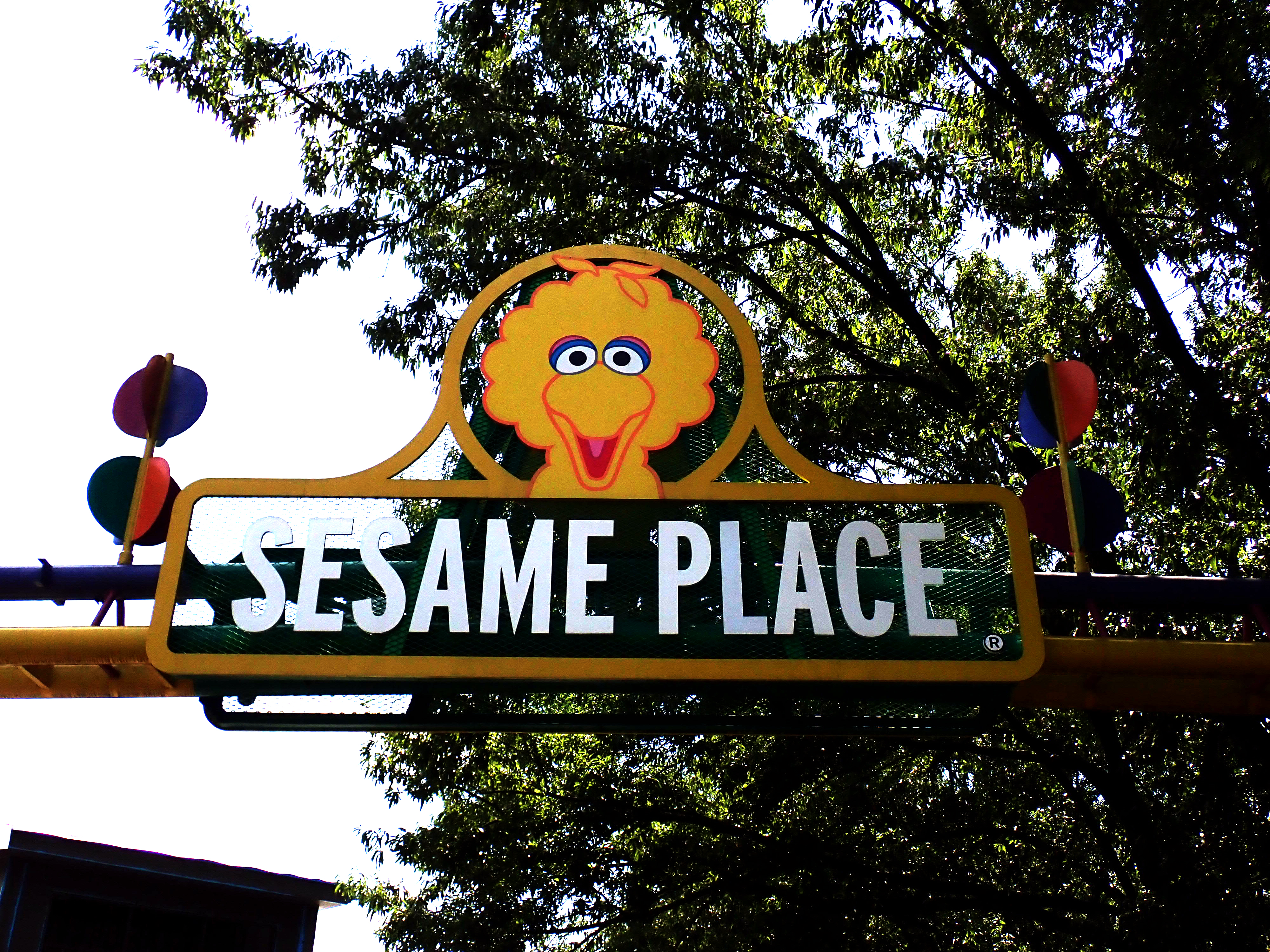 Sesame Place entrance sign