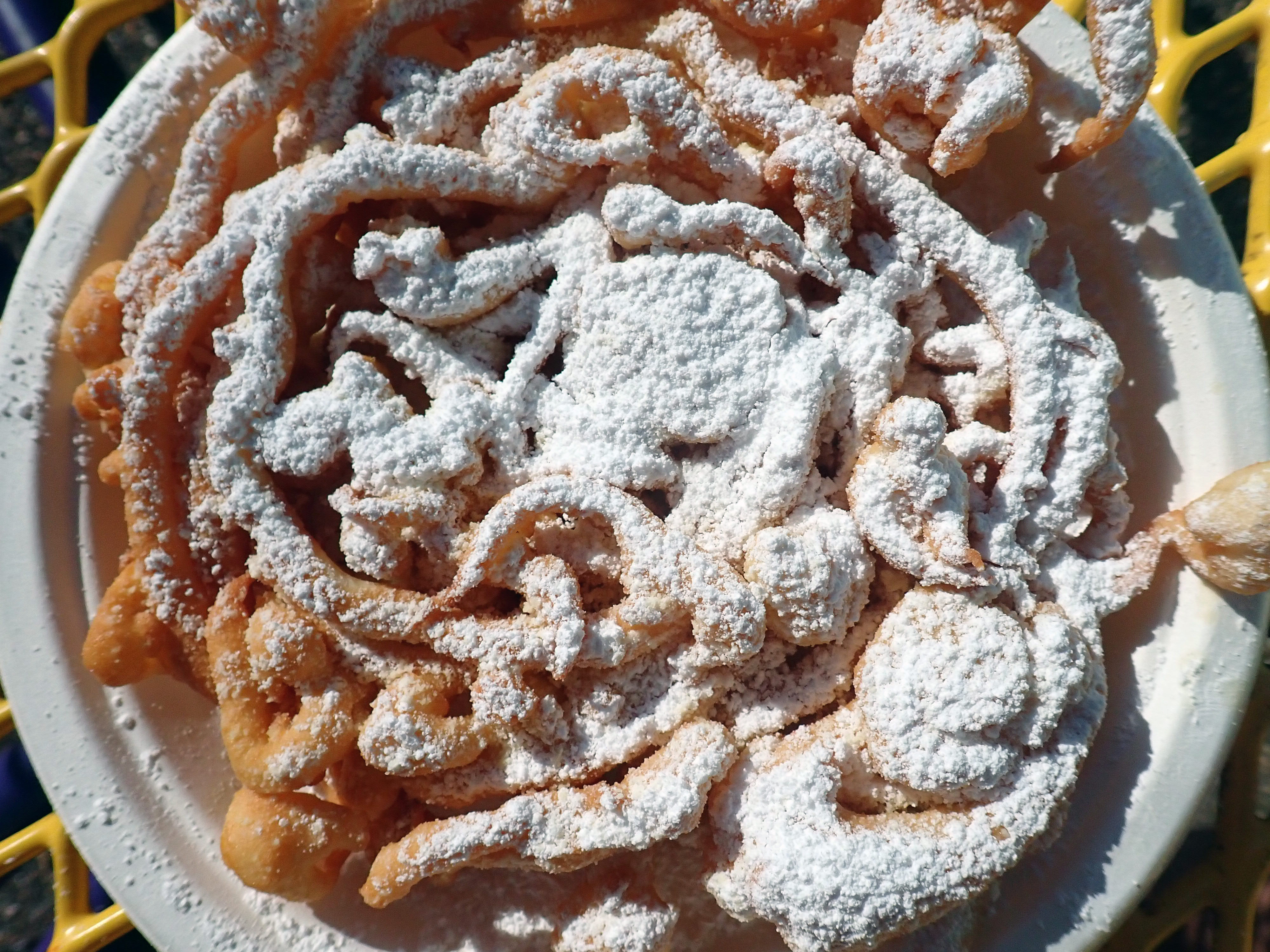 Sesame Place funnel cake