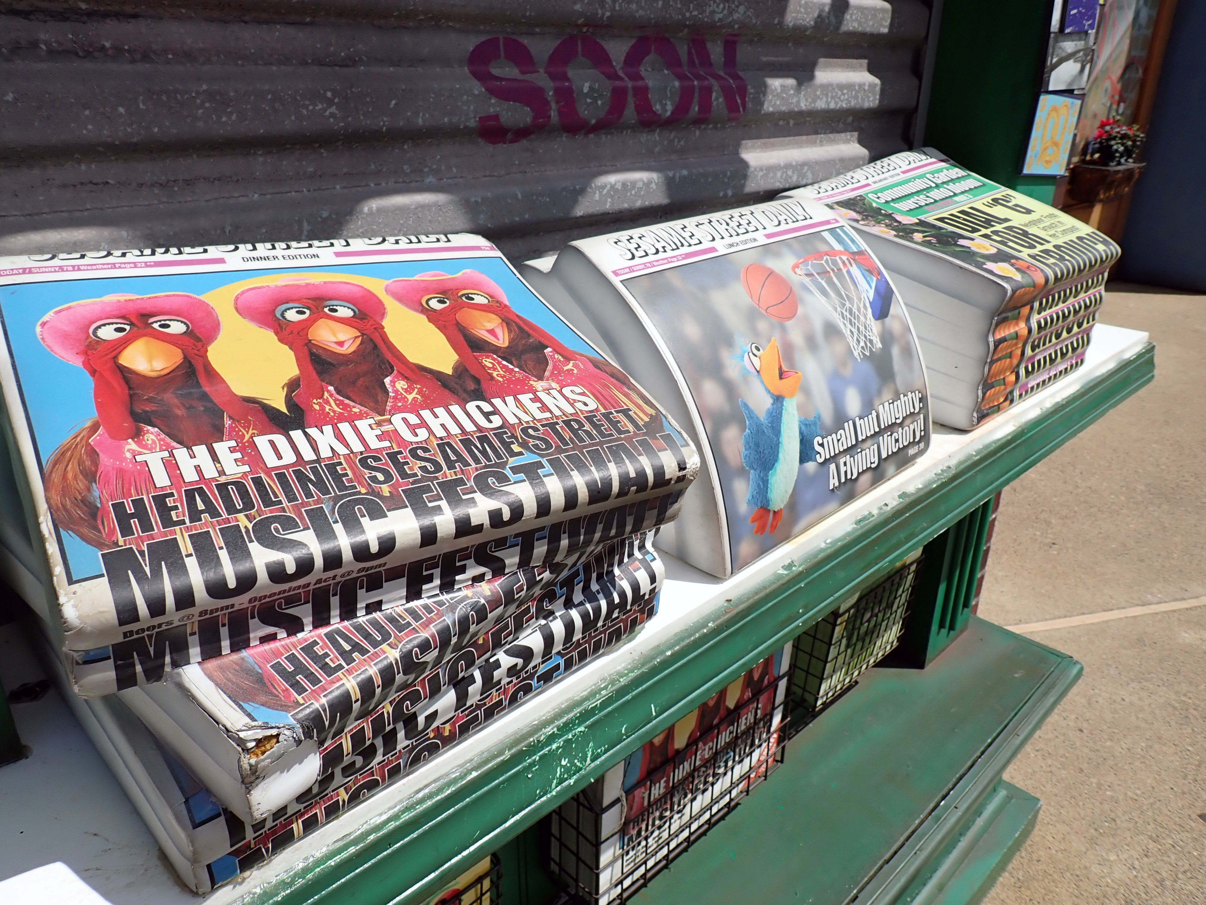 Sesame Place newsstand