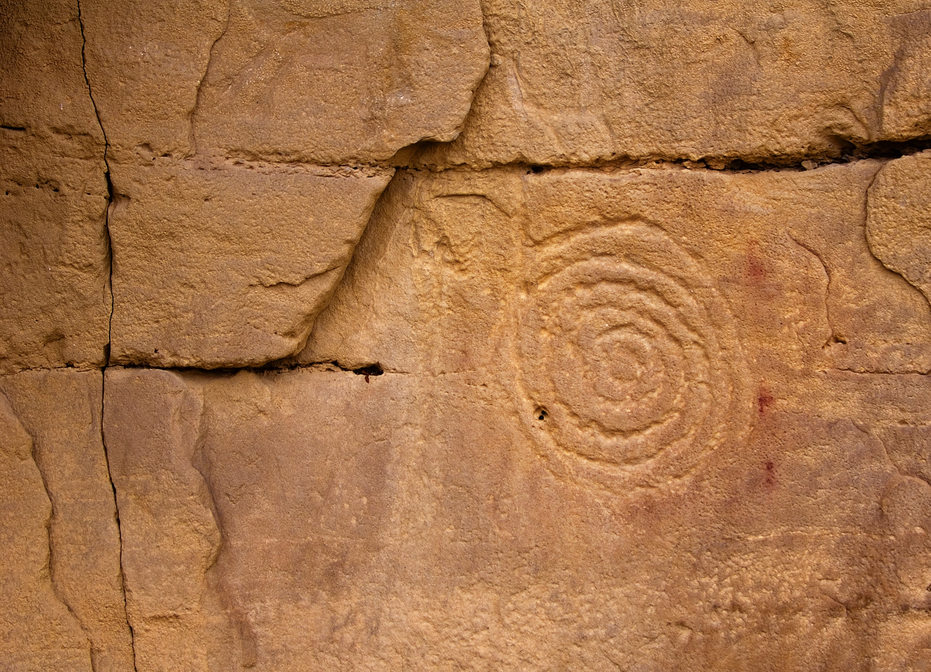 Spiral petroglyph Spiral petroglyph