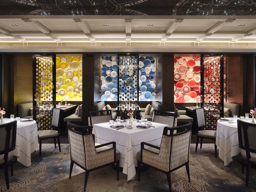 The Peninsula London Canton Blue Dining Room The Peninsula London Canton Blue Dining Room