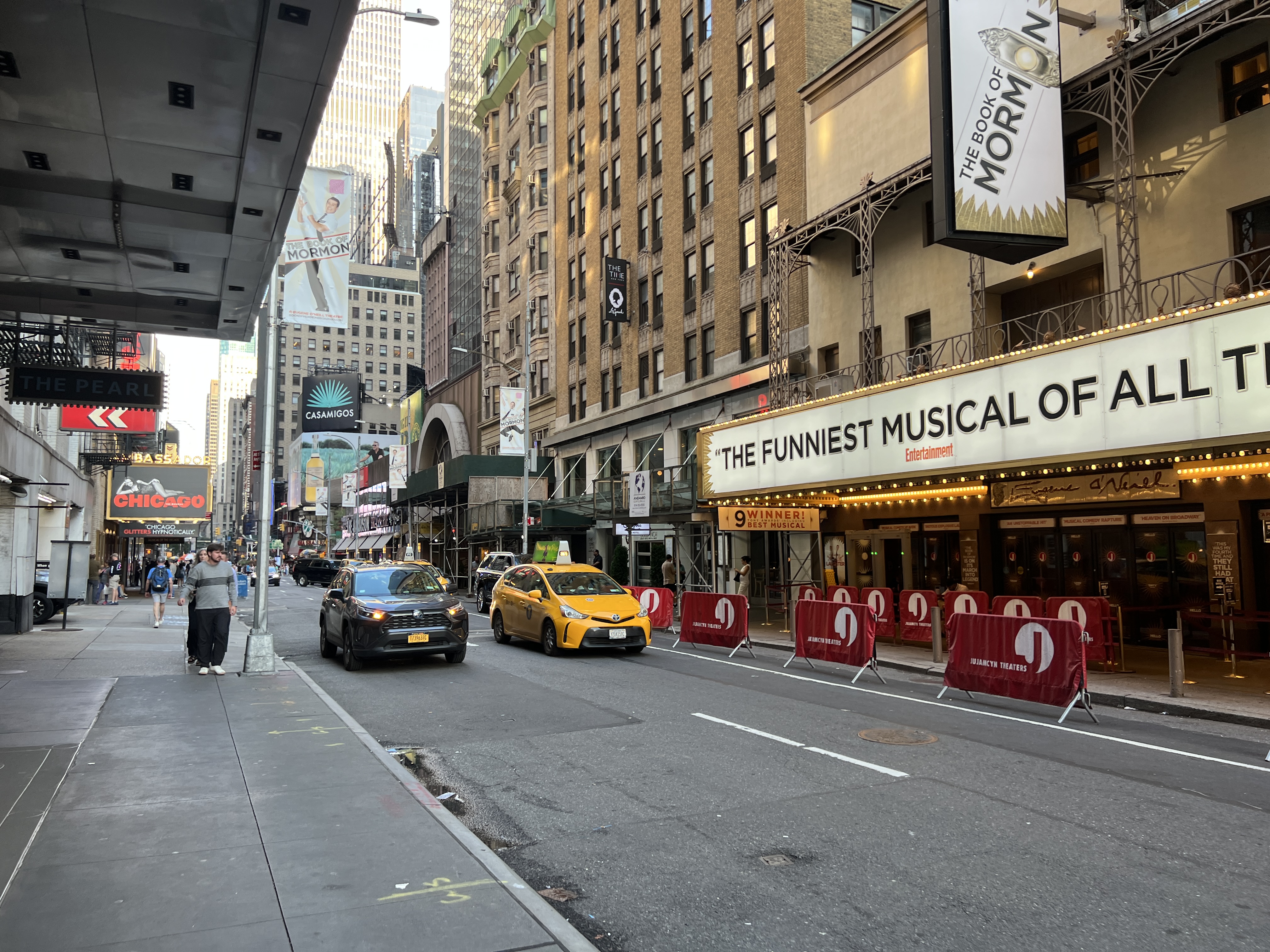 The Time New York Next to The Book of Mormon