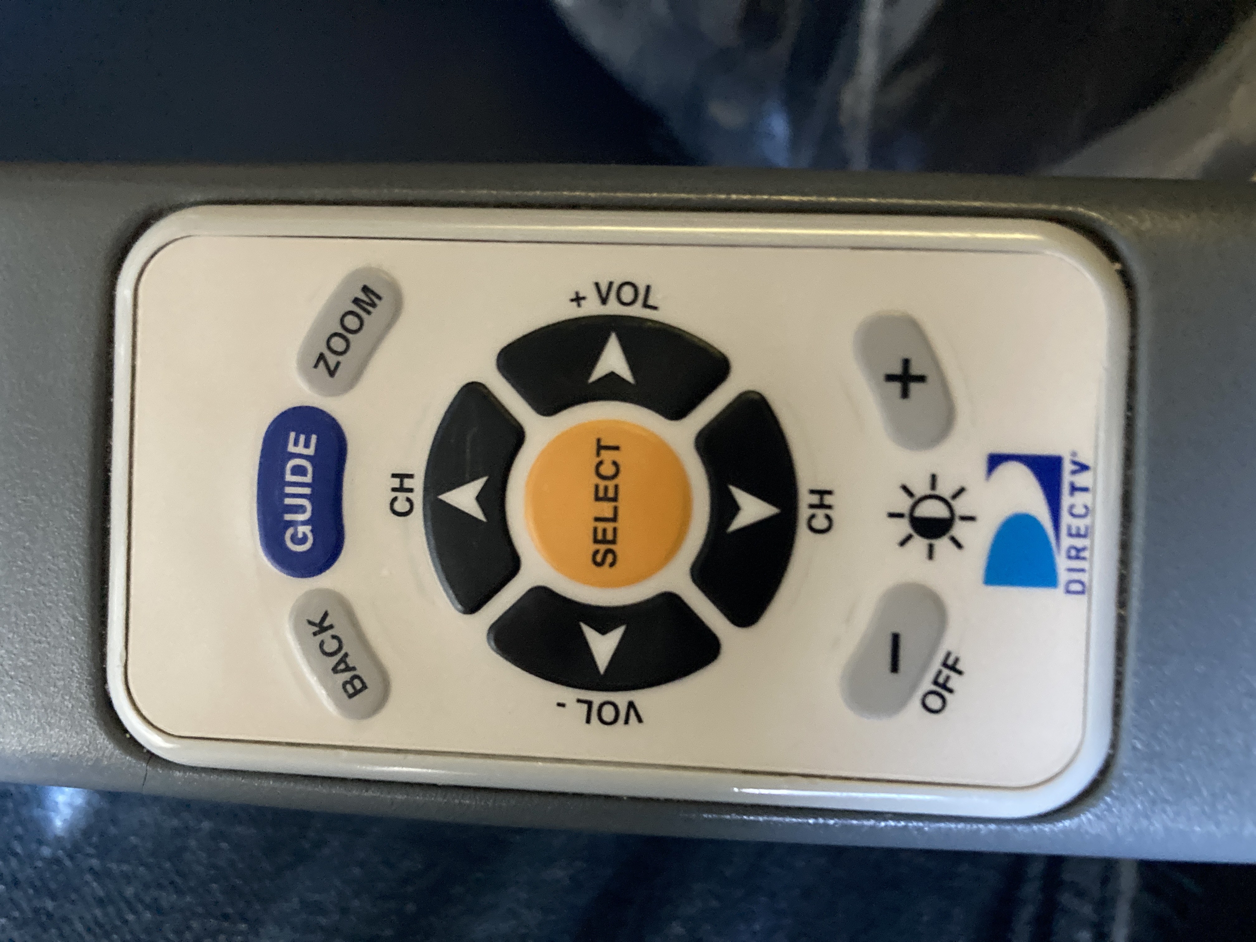 United B737 800 Island Hopper HNL PNI arm rest control