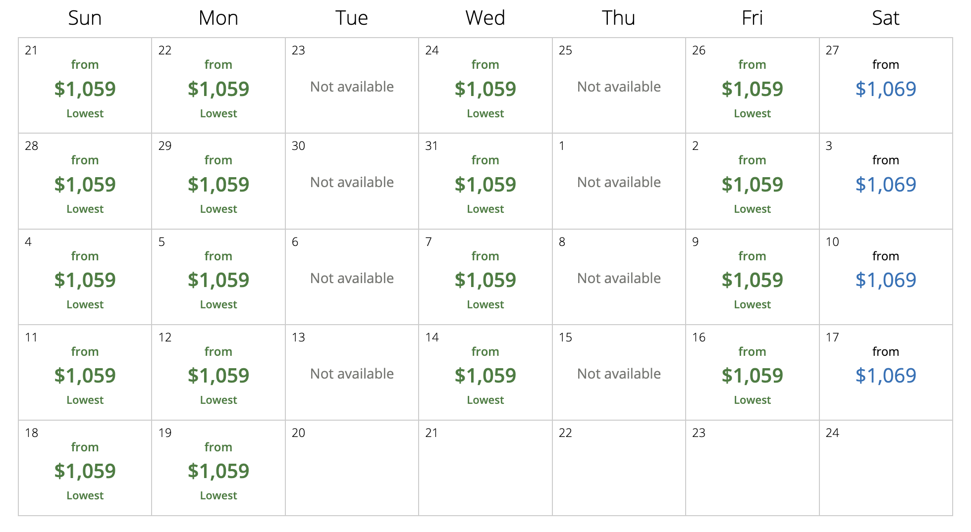 United Island Hopper HNL PNI average cash cost