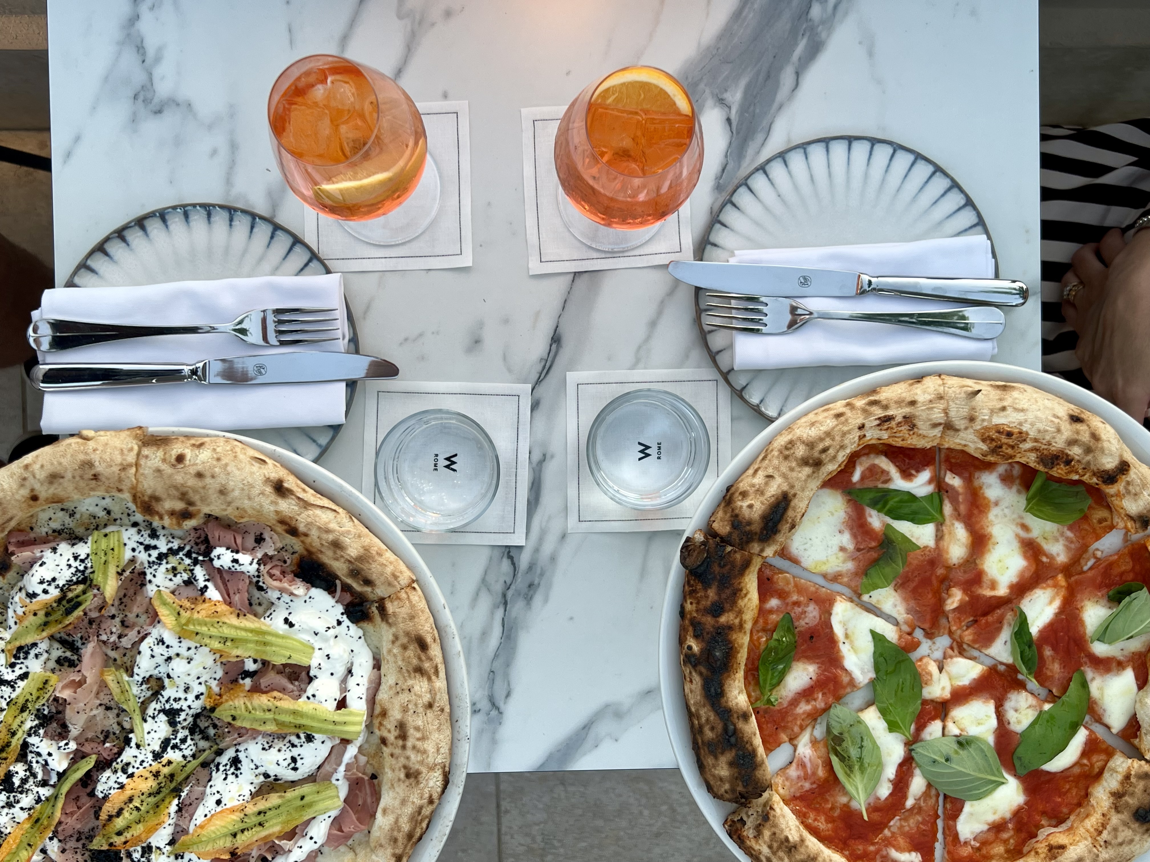 W Rome FnB Seu PIzza pizzas