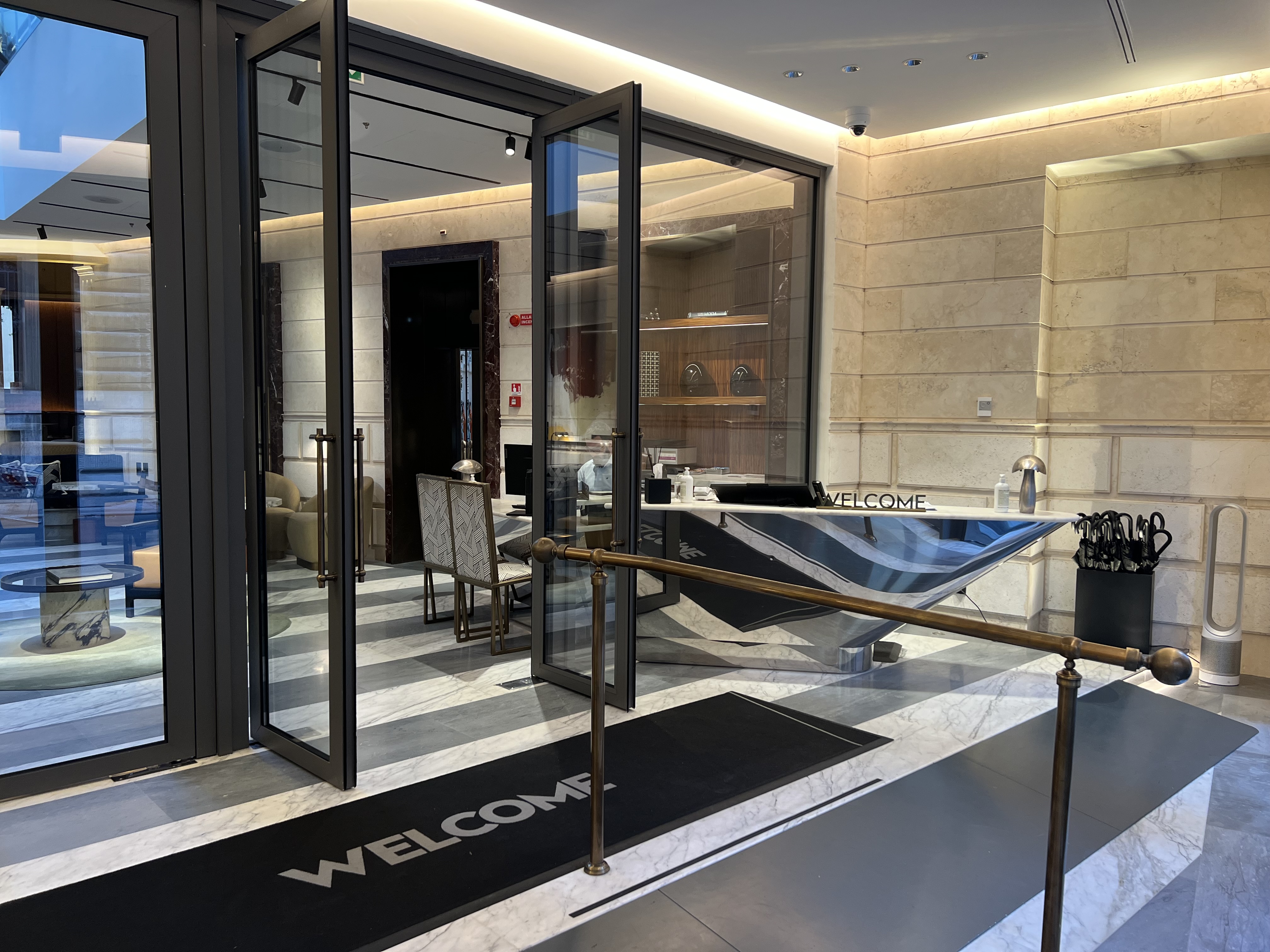 W Rome hotel welcome area