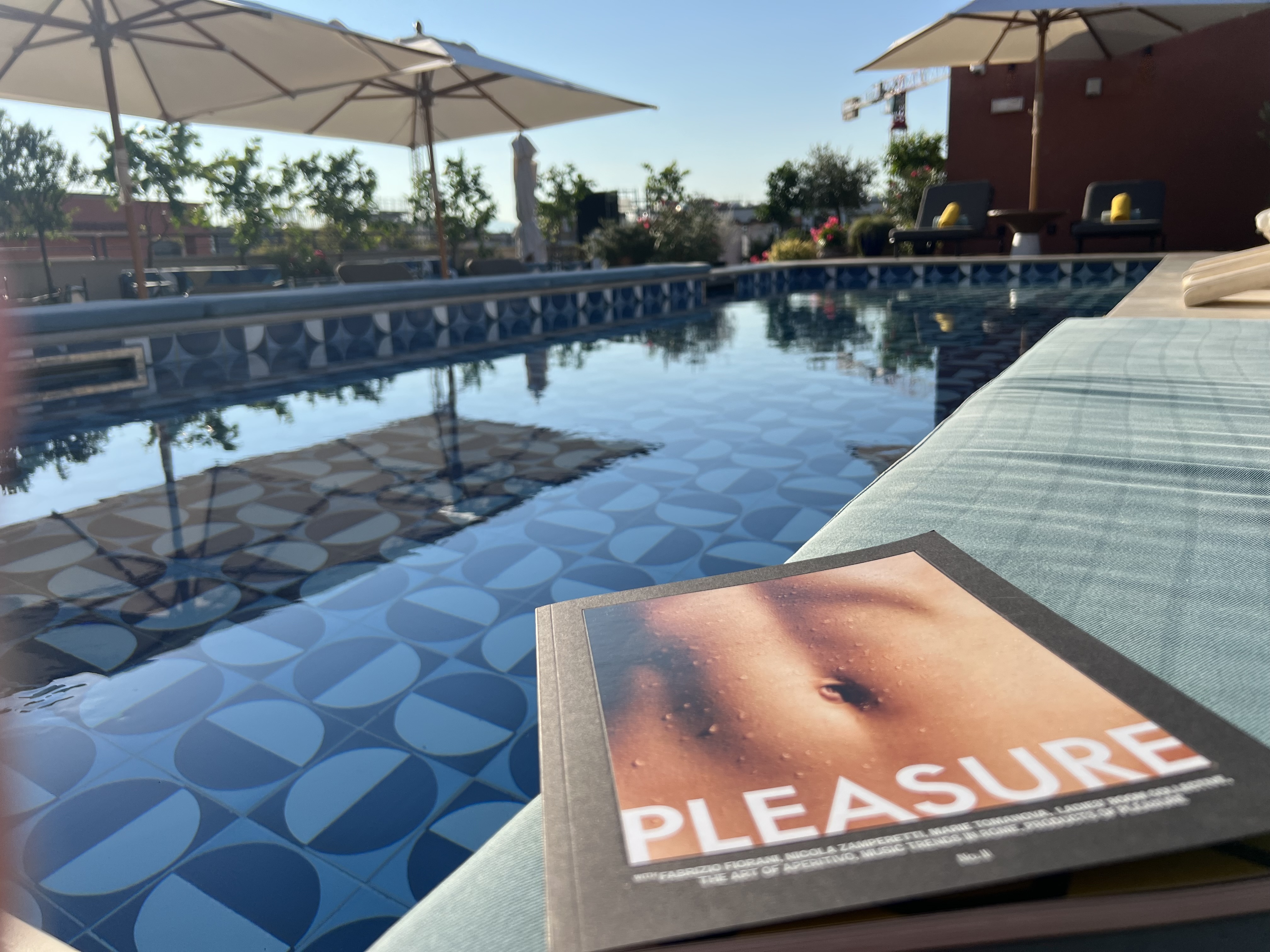 W Rome rooftop pool 