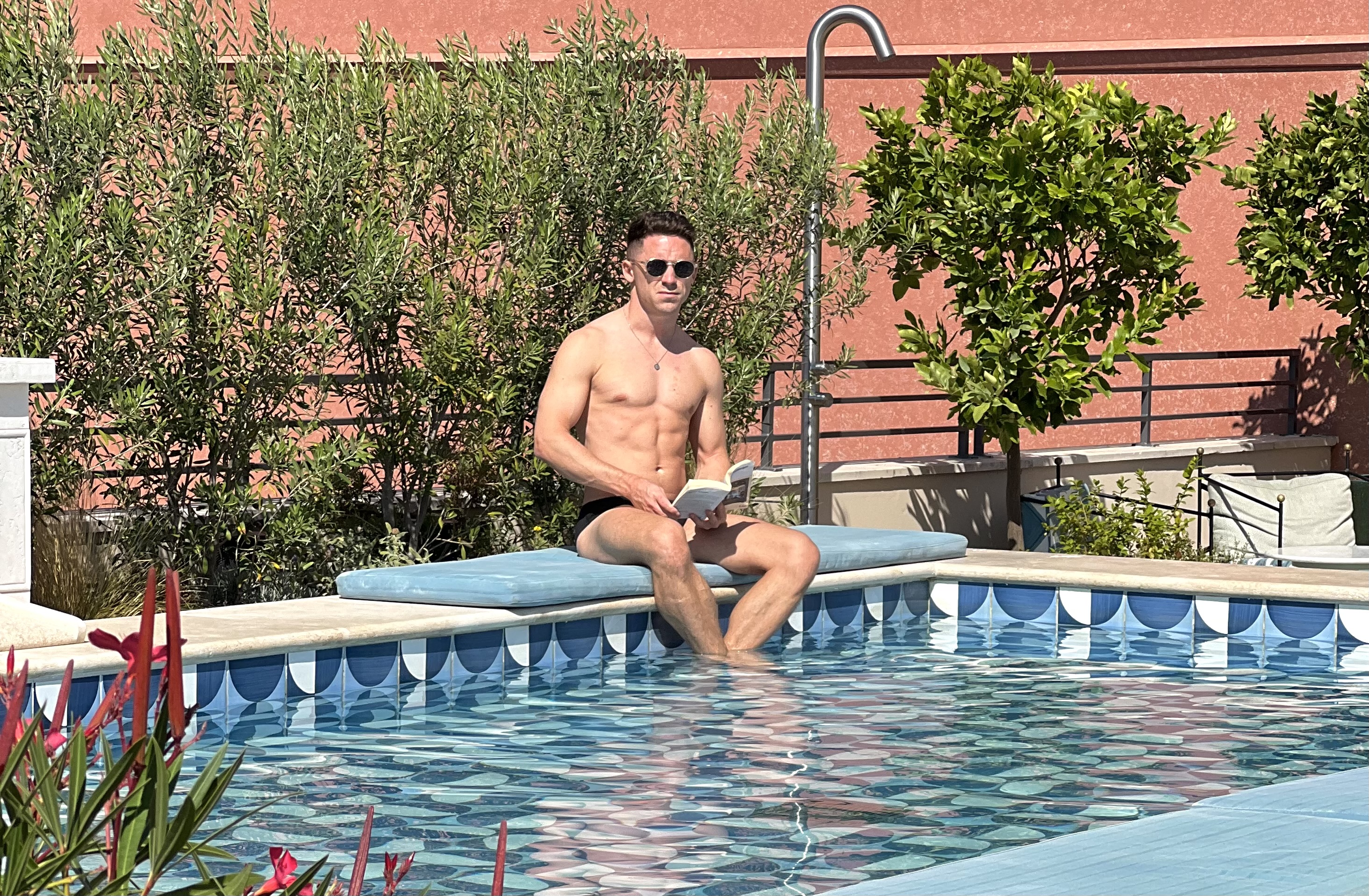 W Rome rooftop pool 