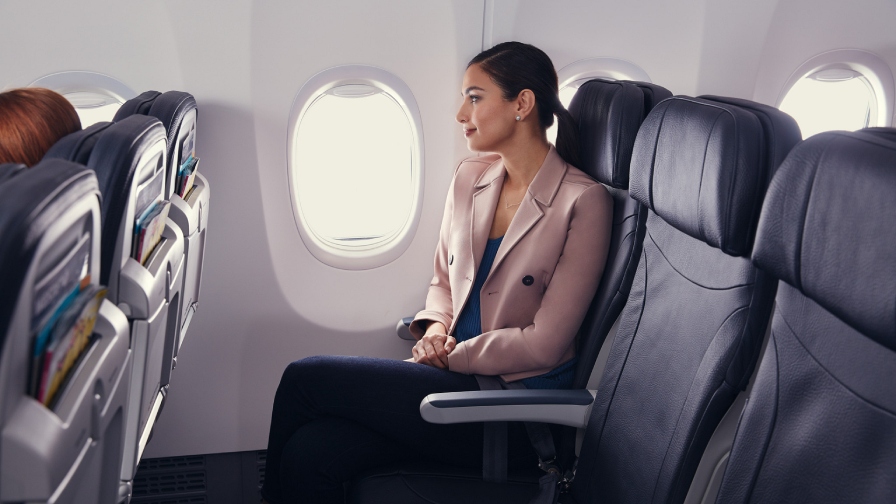 WestJet economy passenger