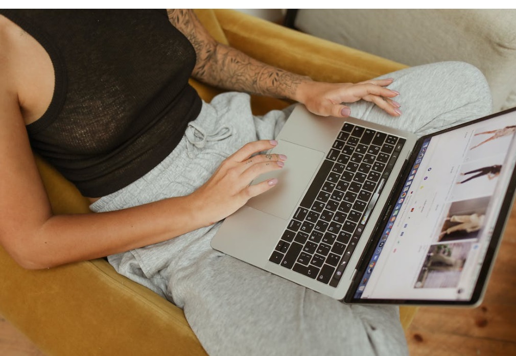 Woman with Laptop