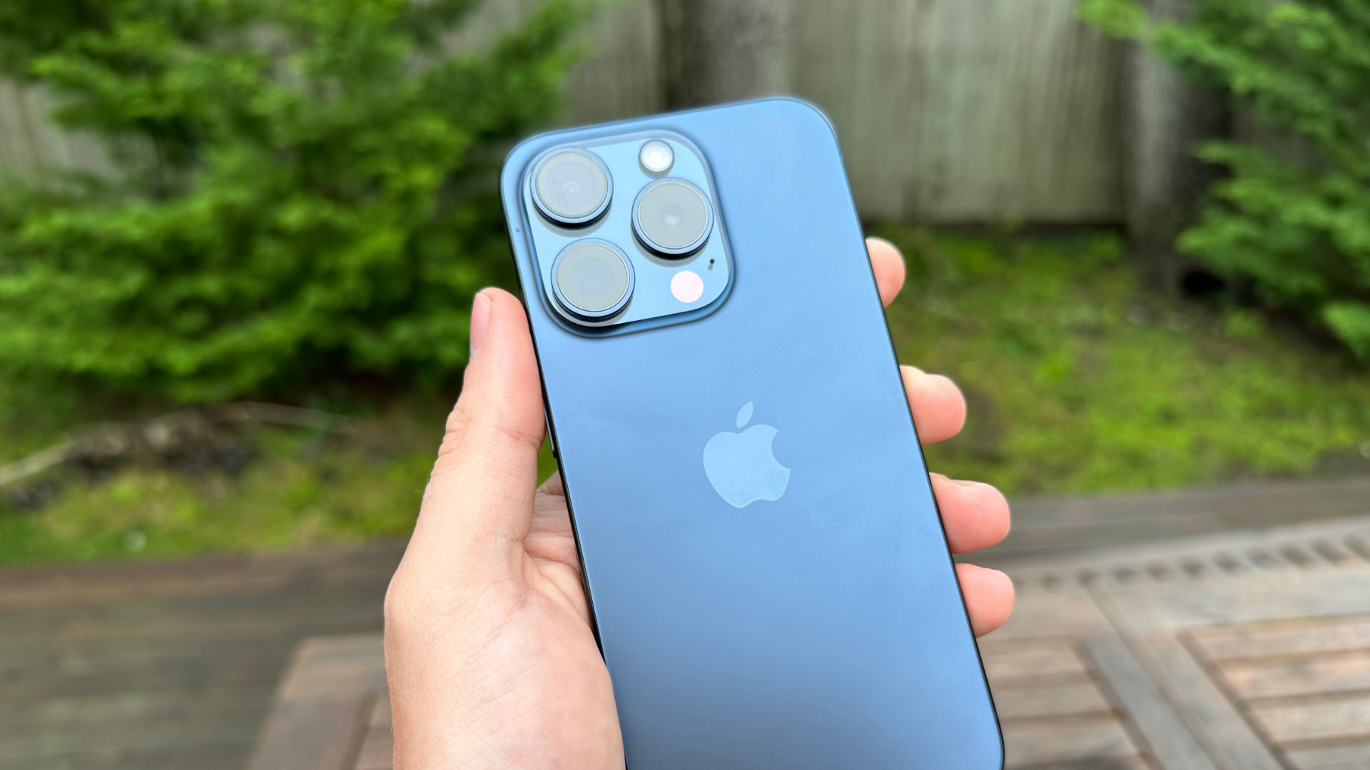 iPhone 15 Pro Blue Titanium