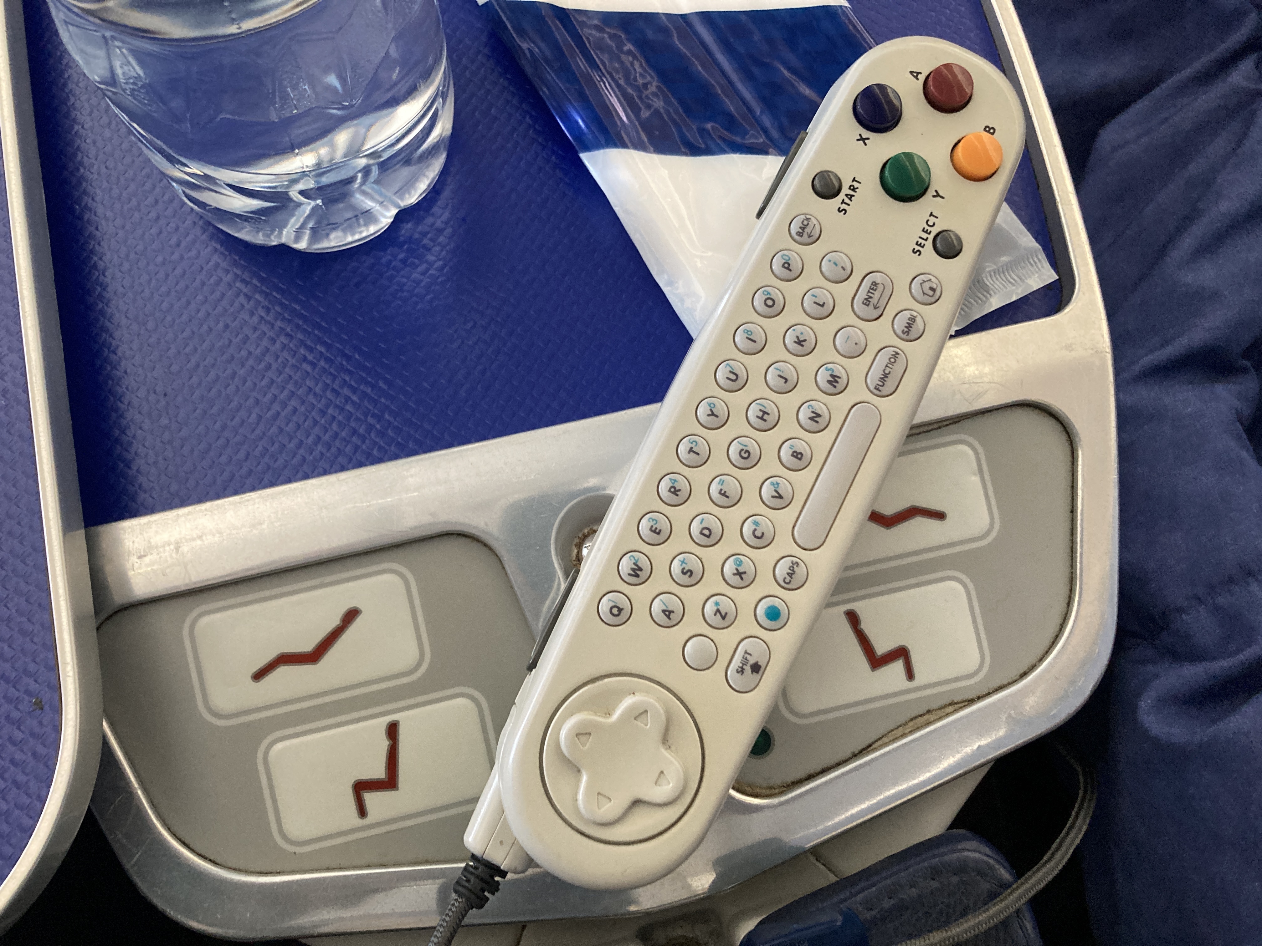 ANA B787 8 business class entertainment remote buttons ANA B787 8 business class entertainment remote buttons