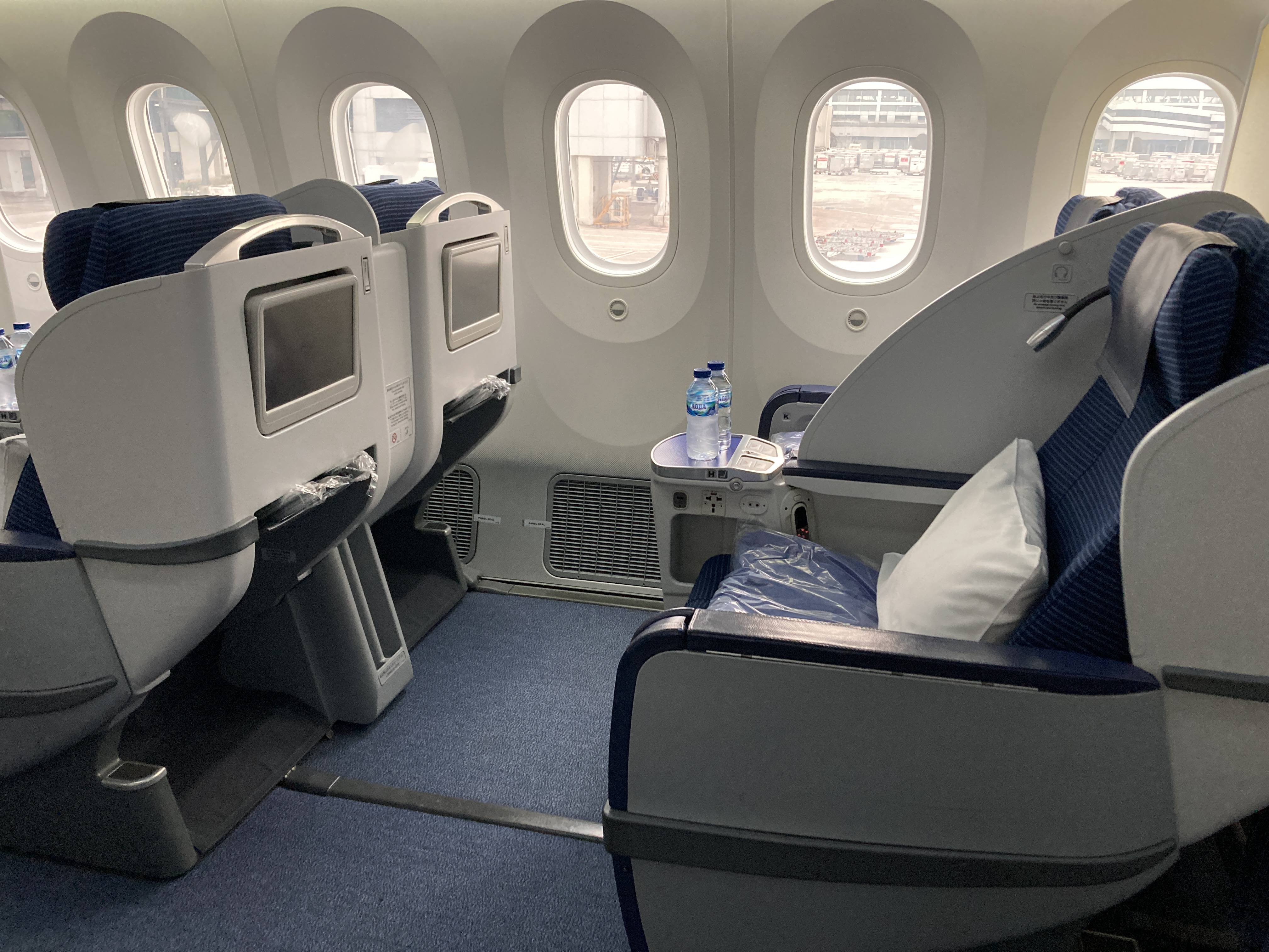 ANA Business Class The Room ANA B787 8 business class seats by window