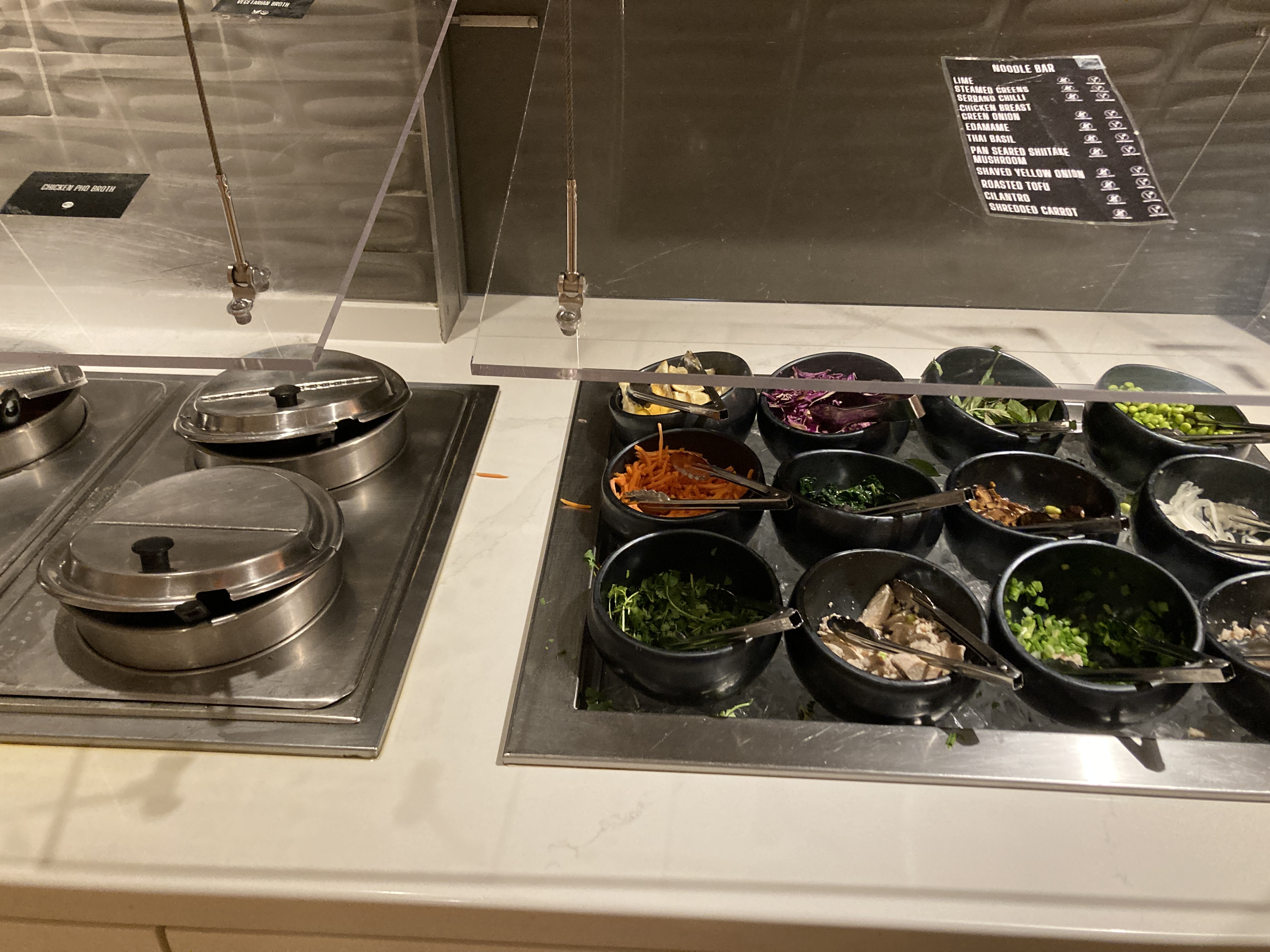 ANA premium economy Star Alliance lounge LAX ramen bar