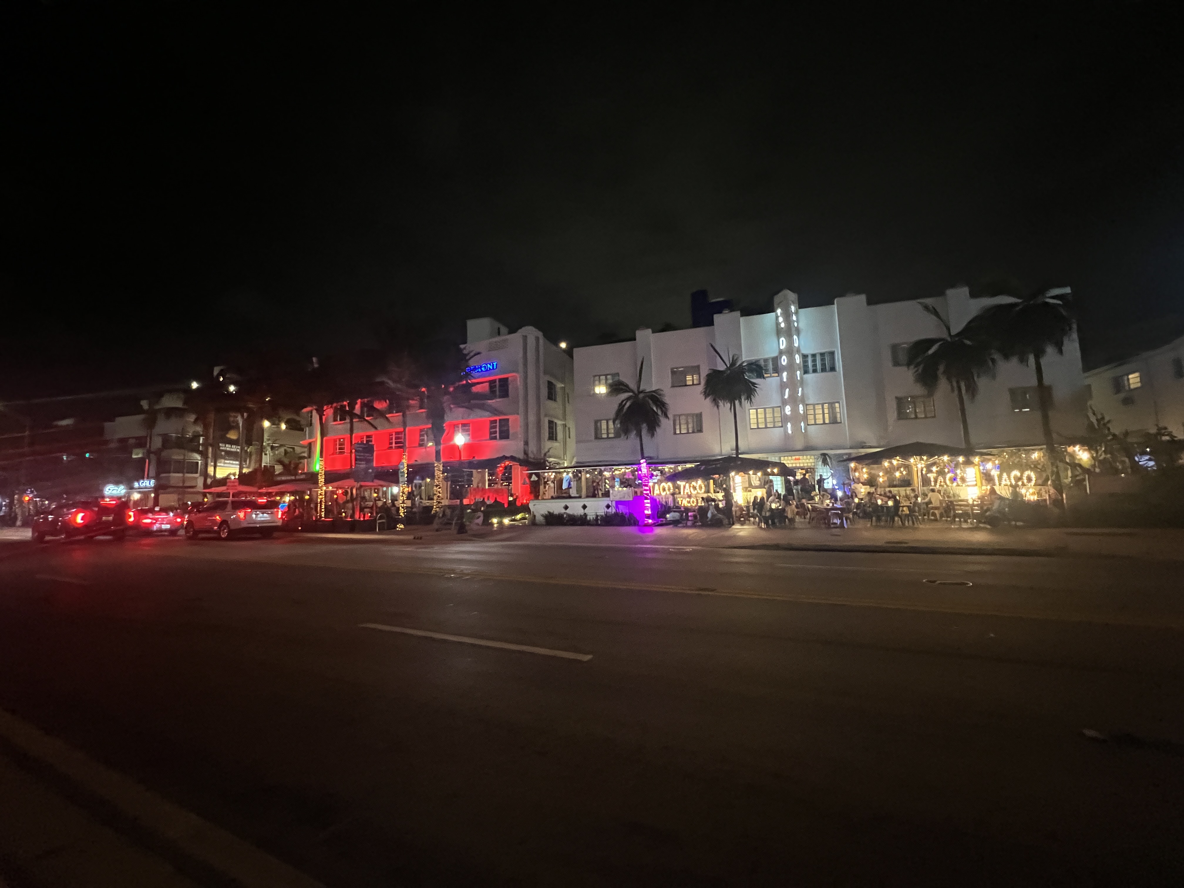 Across the street from Kimpton Surfcomber