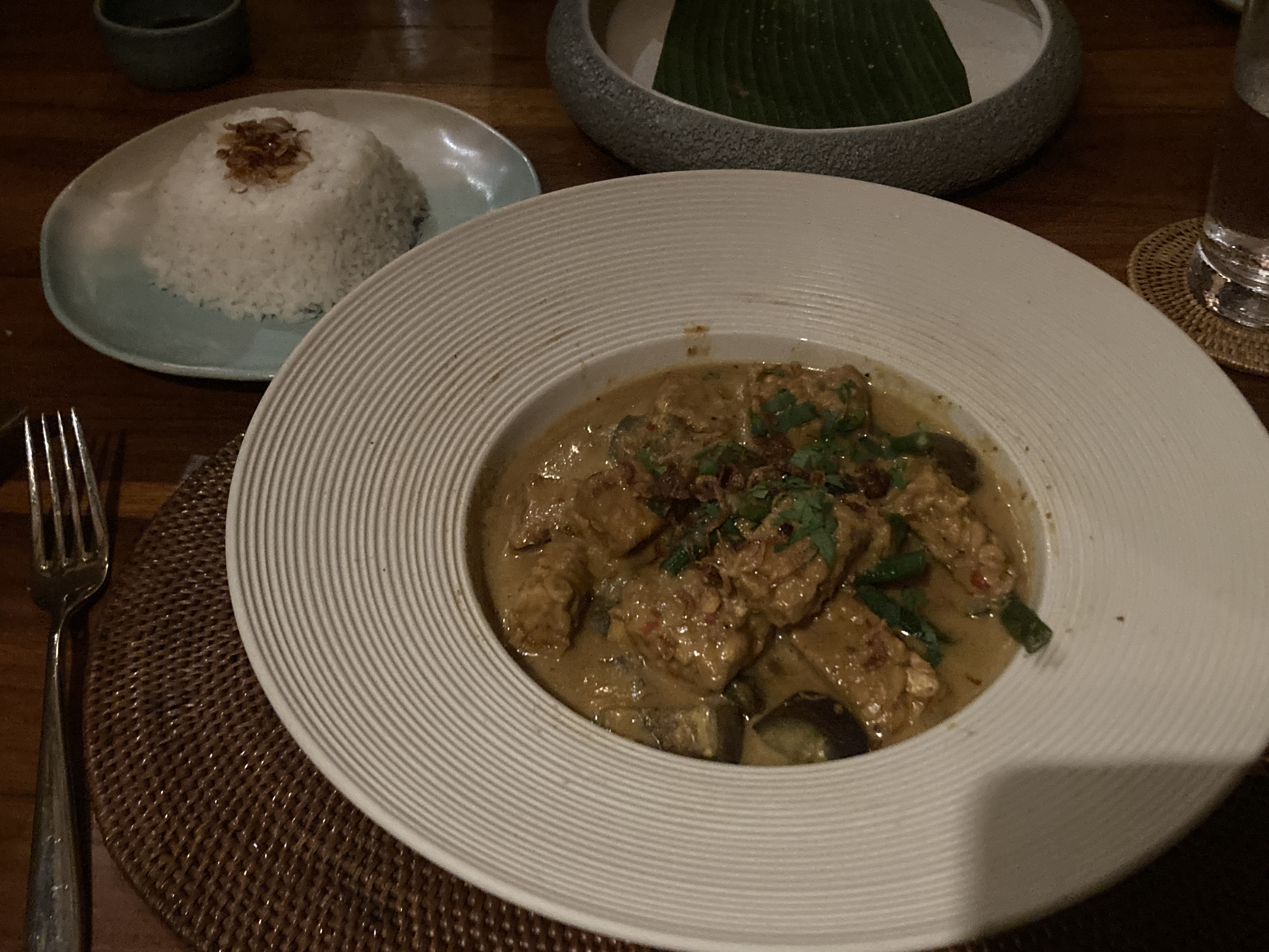 Alila Manggis Bali Sea Salt restaurant tempeh tahu Alila Manggis Bali Sea Salt restaurant tempeh tahu