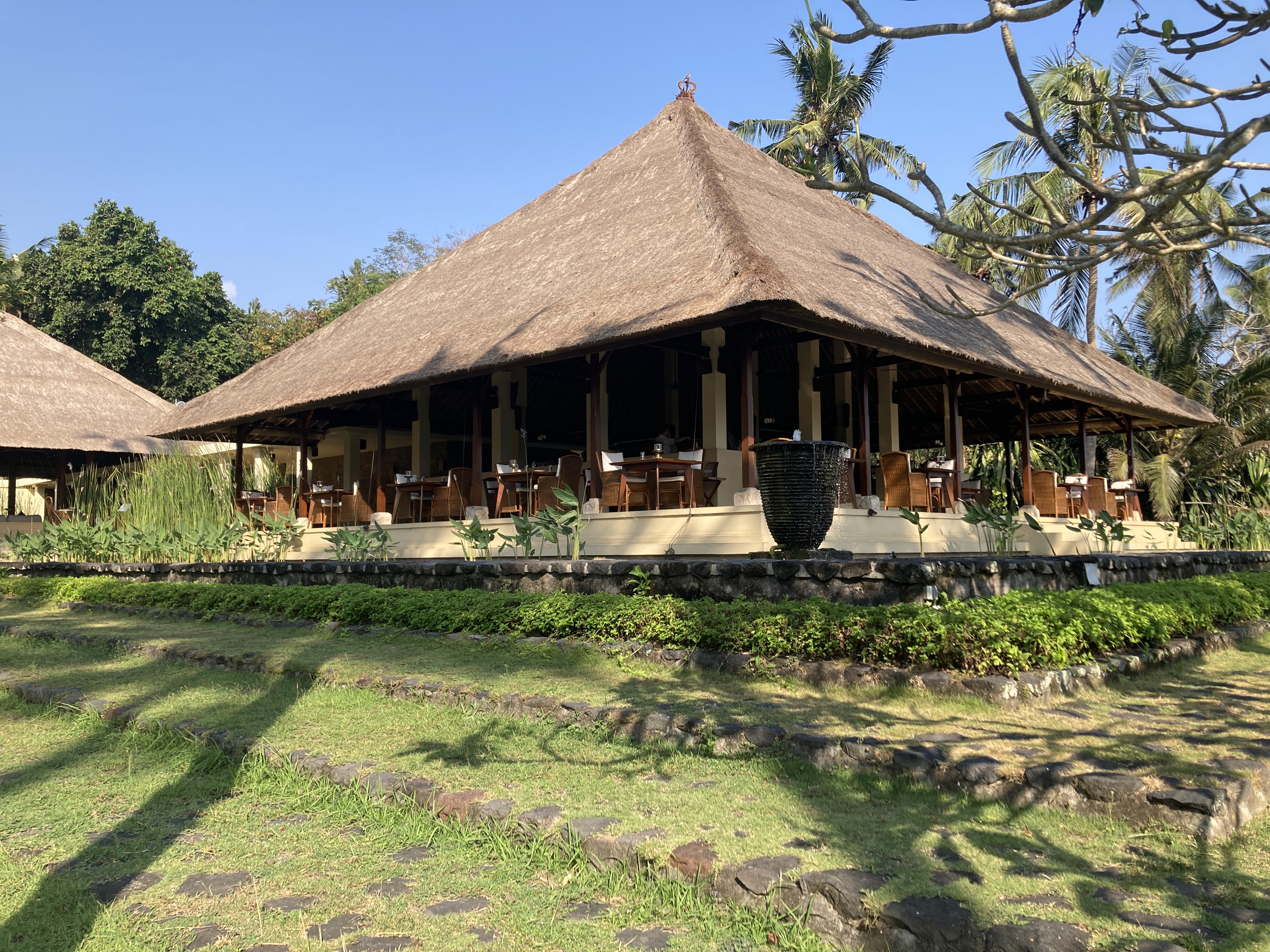 Alila Manggis Bali Sea Salt restaurant view from property Alila Manggis Bali Sea Salt restaurant view from property