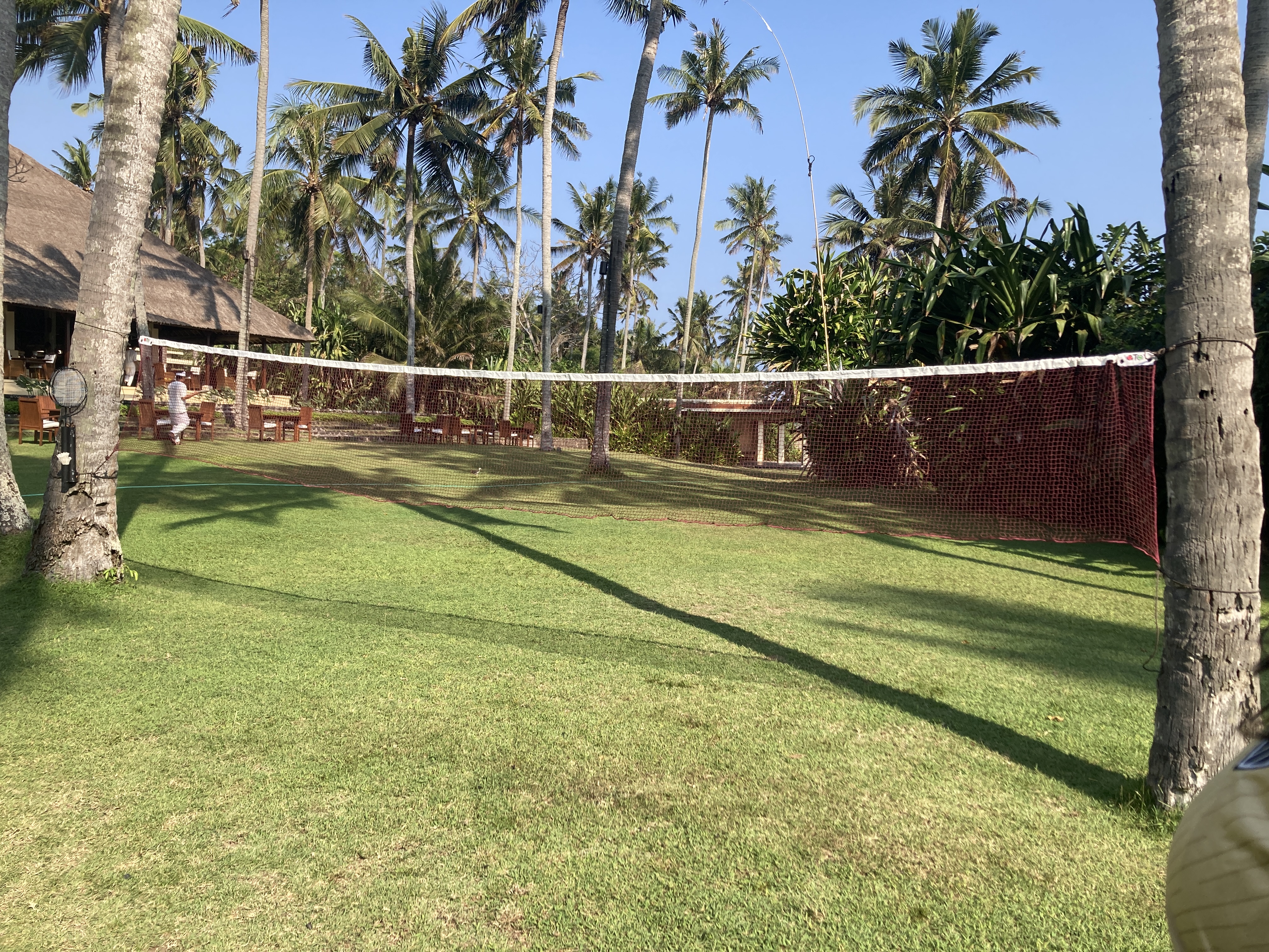 Alila Manggis Bali badminton net Alila Manggis Bali badminton net