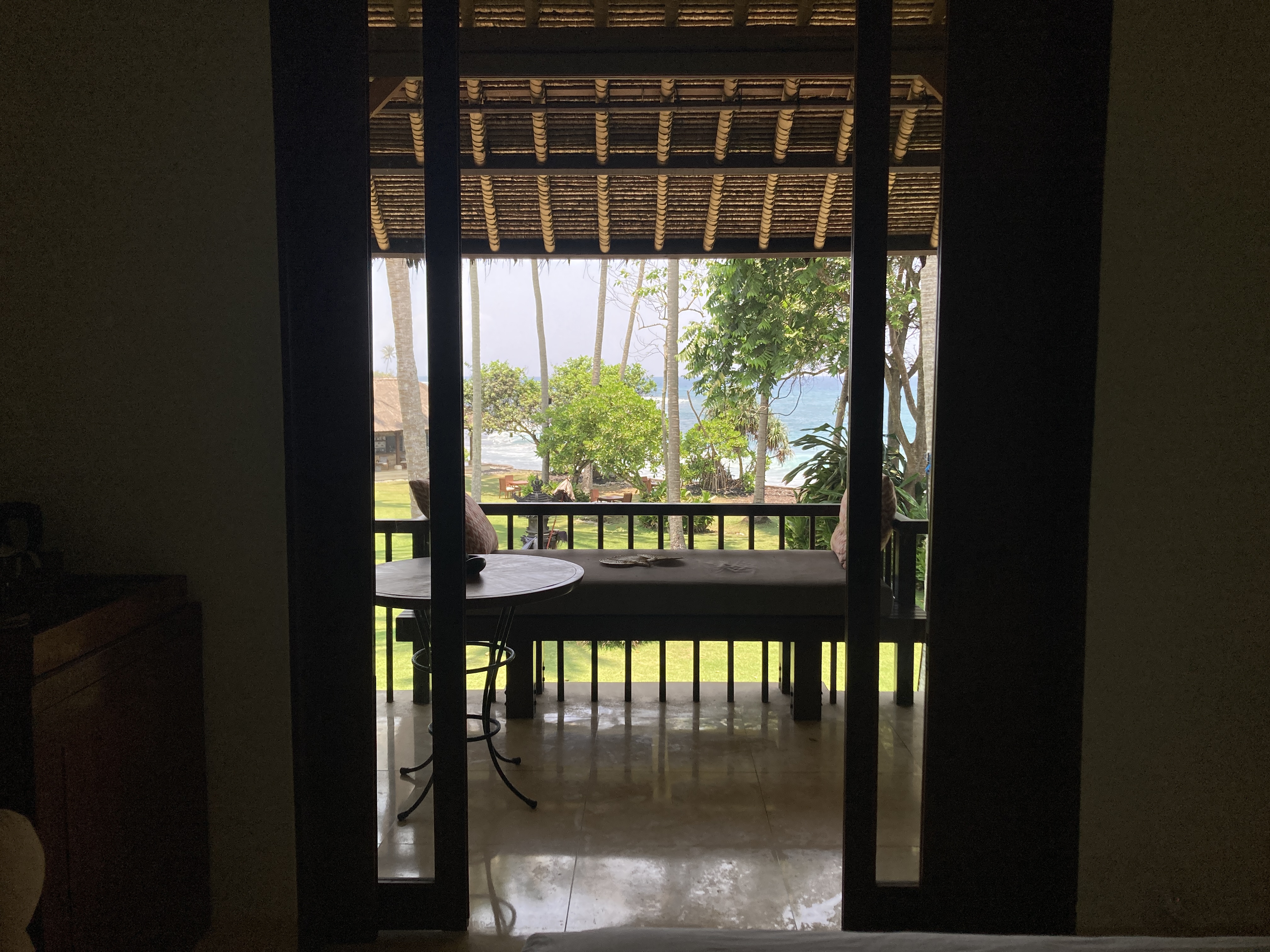 Alila Manggis Bali bedroom view to balcony Alila Manggis Bali bedroom view to balcony