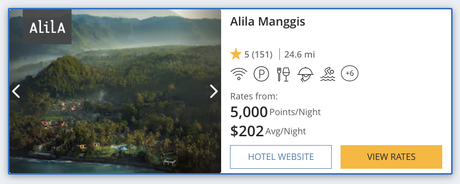 Alila Manggis Bali points booking cost Alila Manggis Bali points booking cost