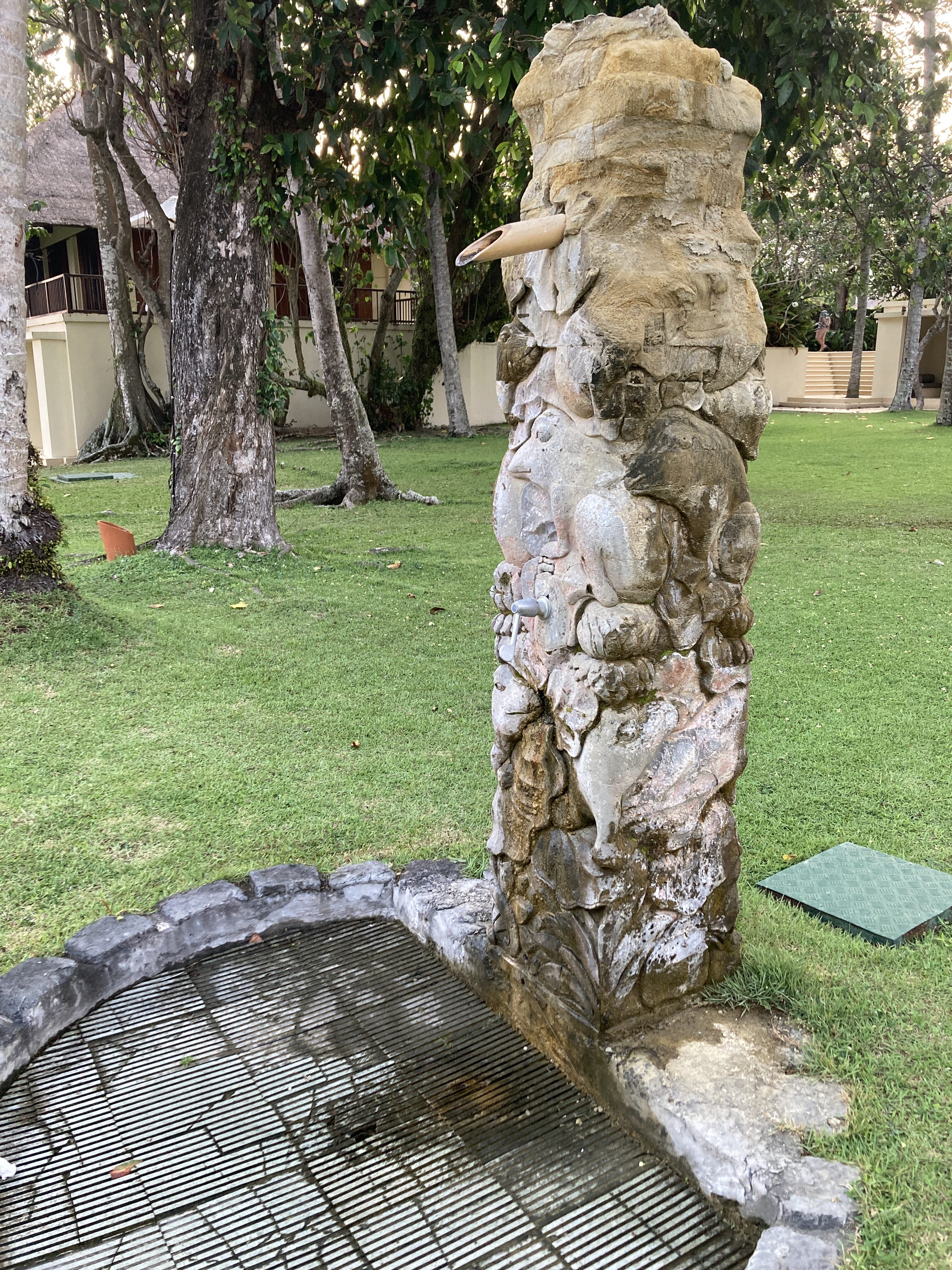 Alila Manggis Bali pool foot wash station Alila Manggis Bali pool foot wash station