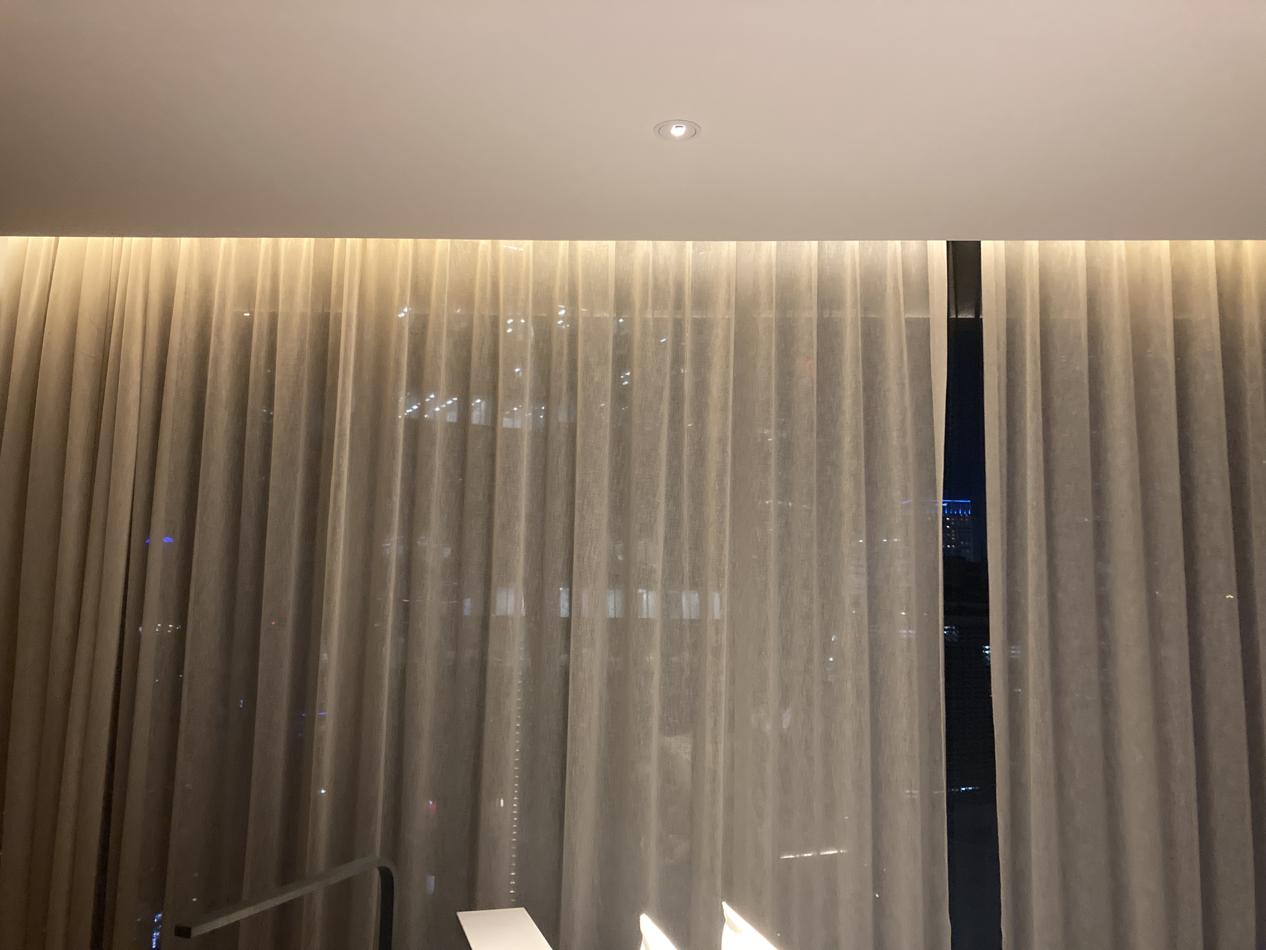 Alila SCBD Jakarta bedroom curtains and lighting Alila SCBD Jakarta bedroom curtains and lighting