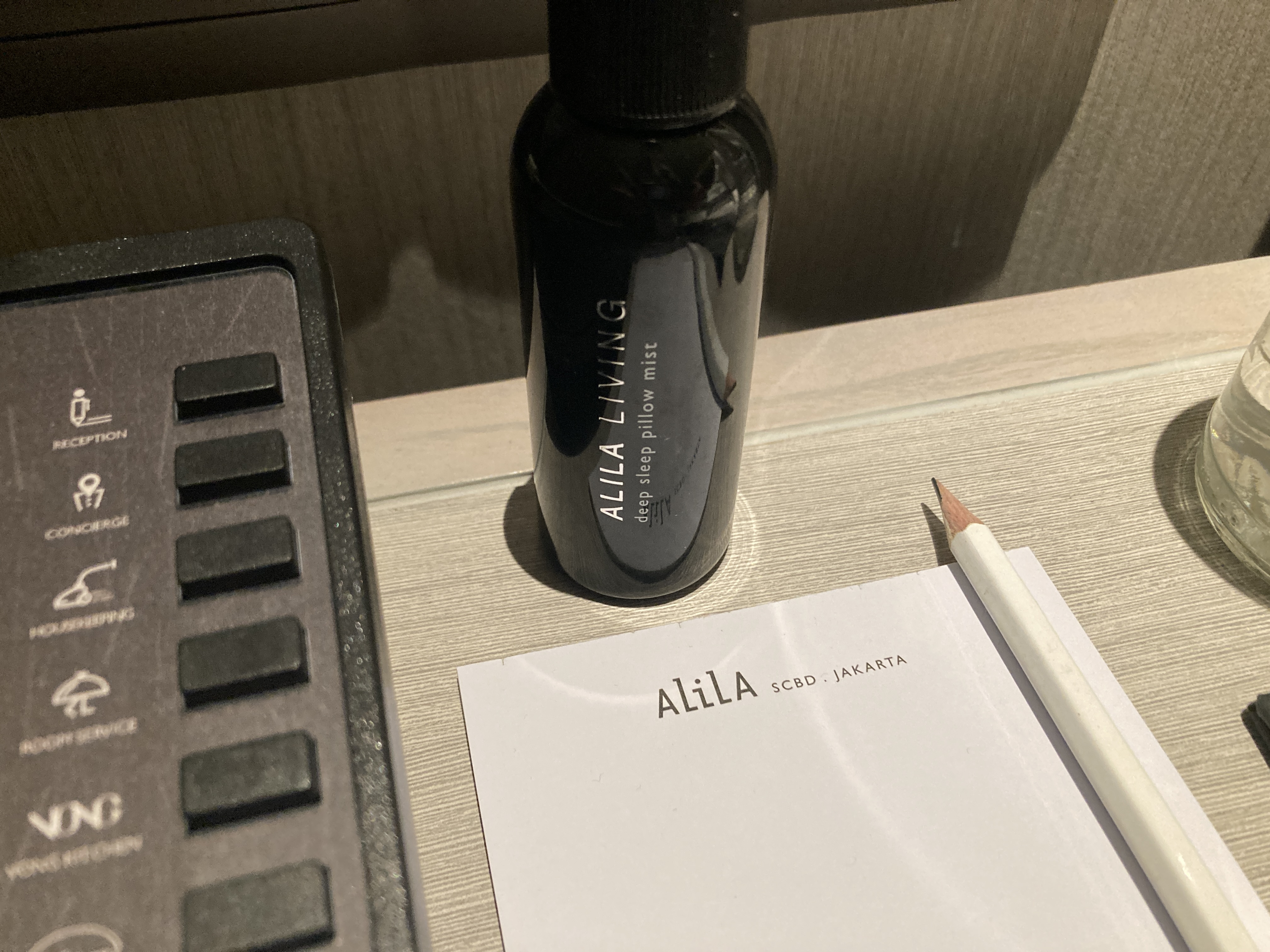 Alila SCBD Jakarta bedroom pillow mist Alila SCBD Jakarta bedroom pillow mist