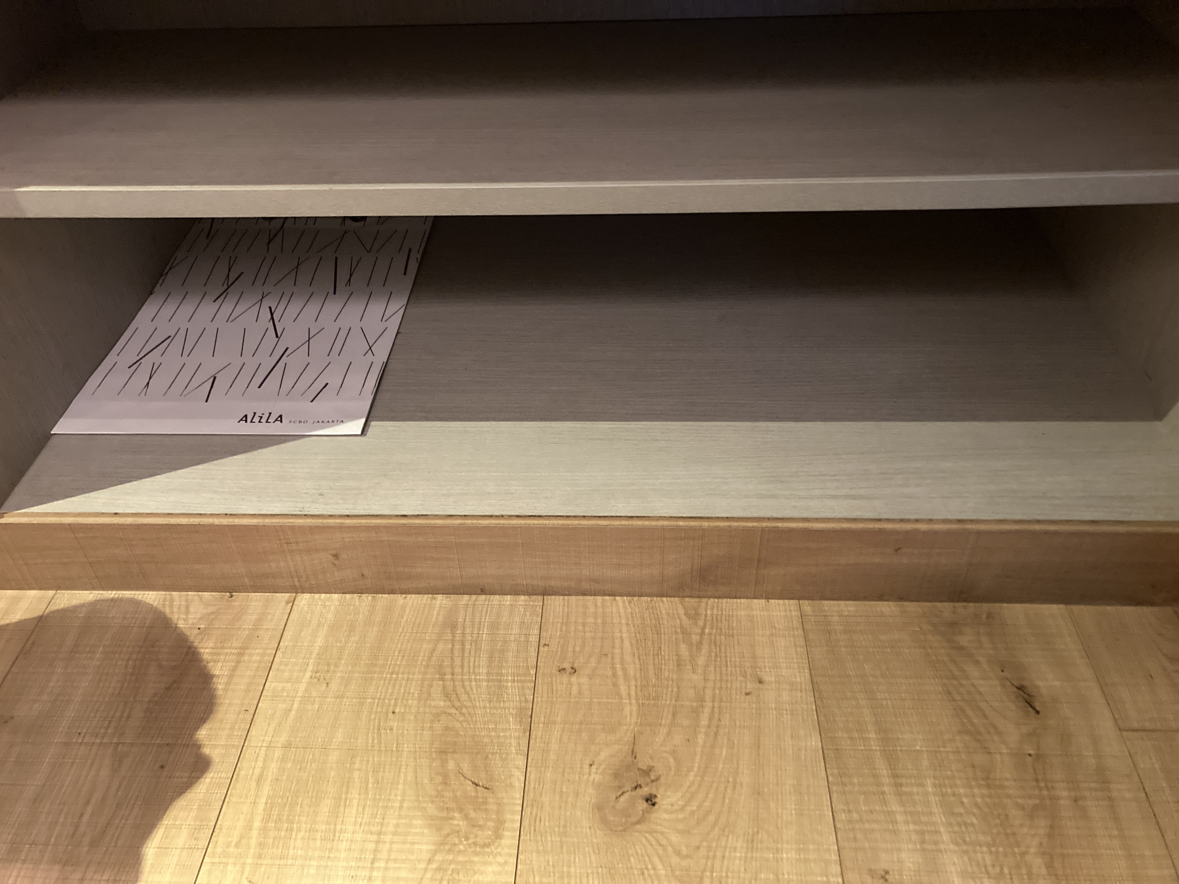 Alila SCBD Jakarta closet shelves Alila SCBD Jakarta closet shelves