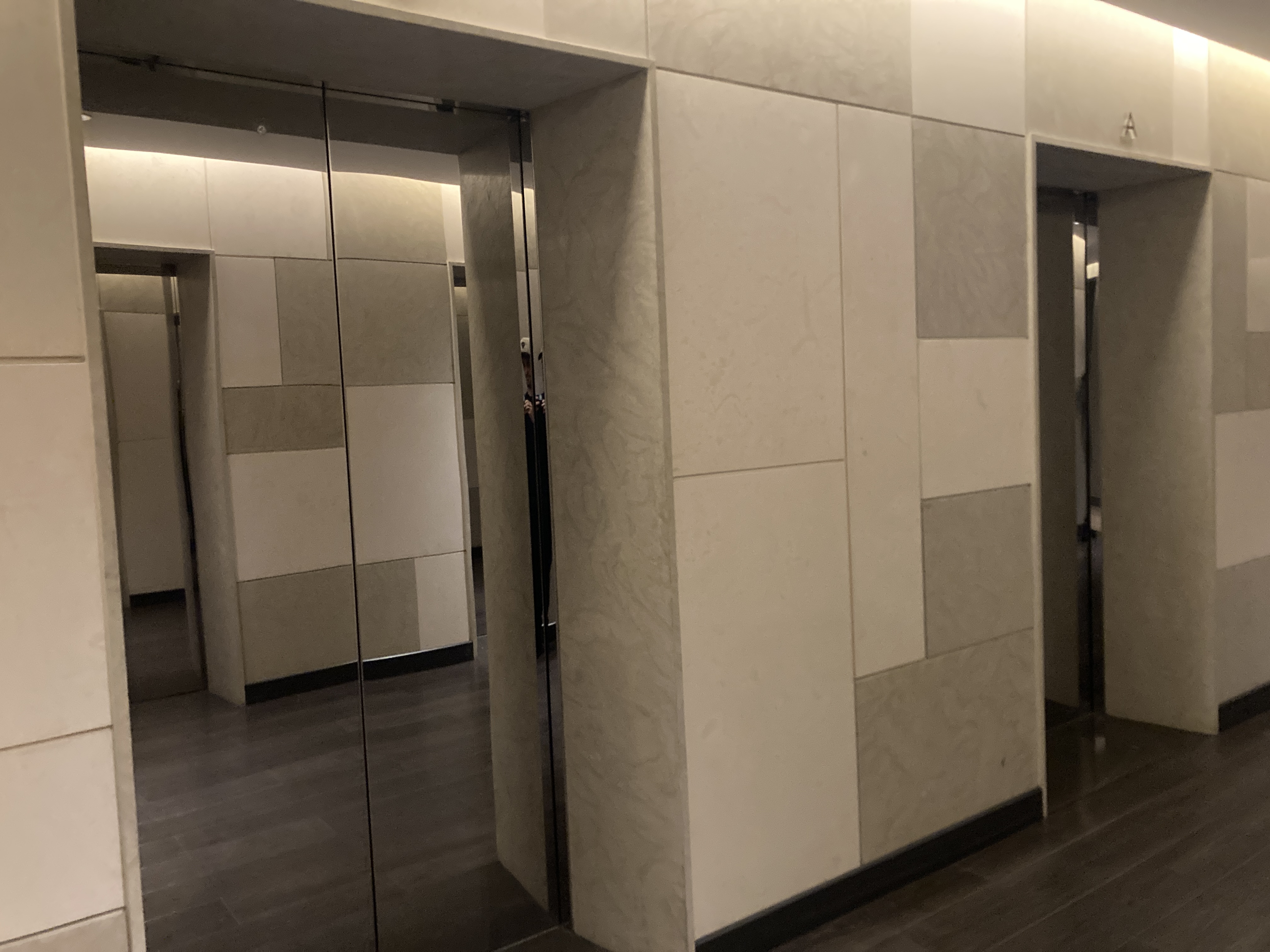 Alila SCBD Jakarta elevator waiting area Alila SCBD Jakarta elevator waiting area